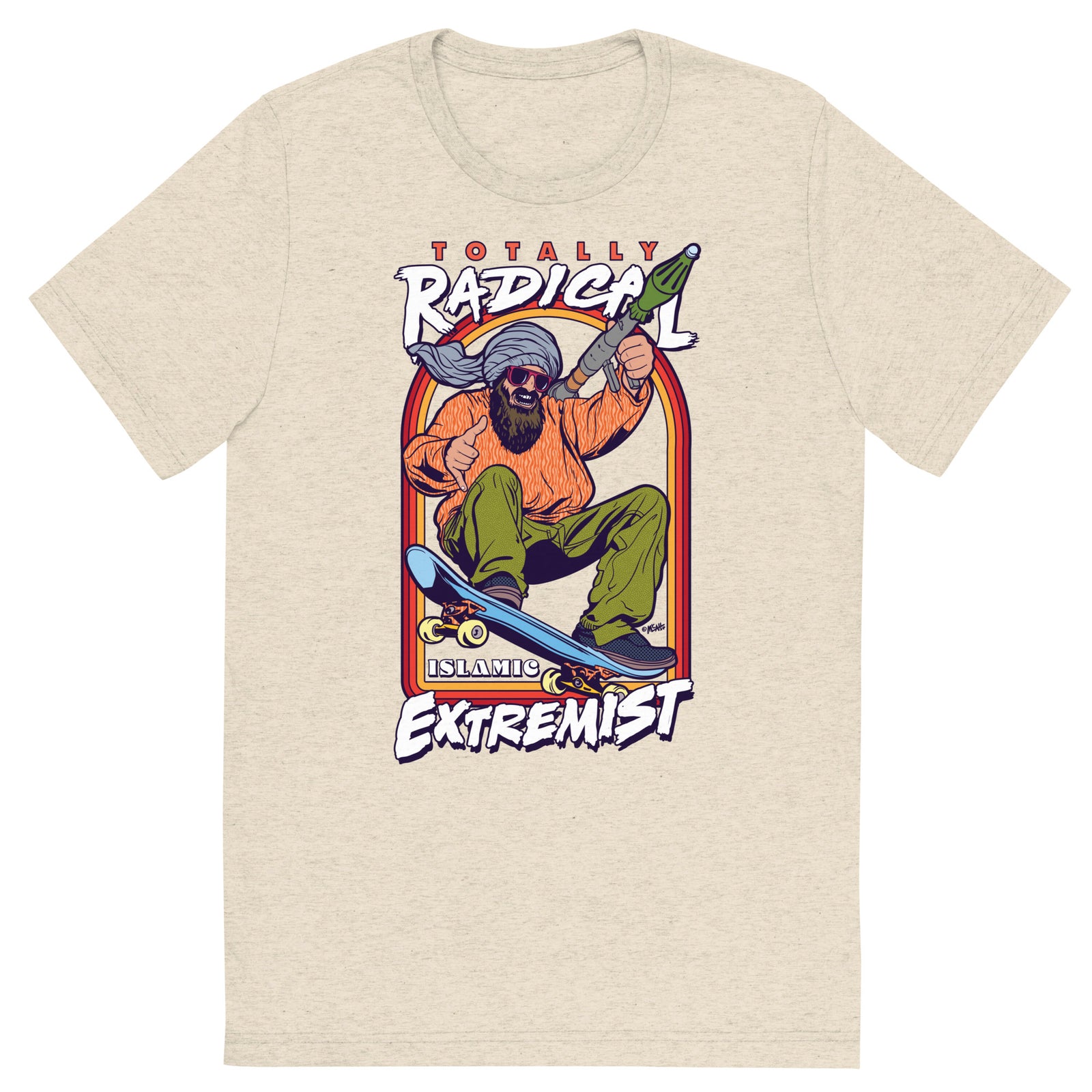 Totally Radical Islamic Extremist Tri-Blend Track Shirt