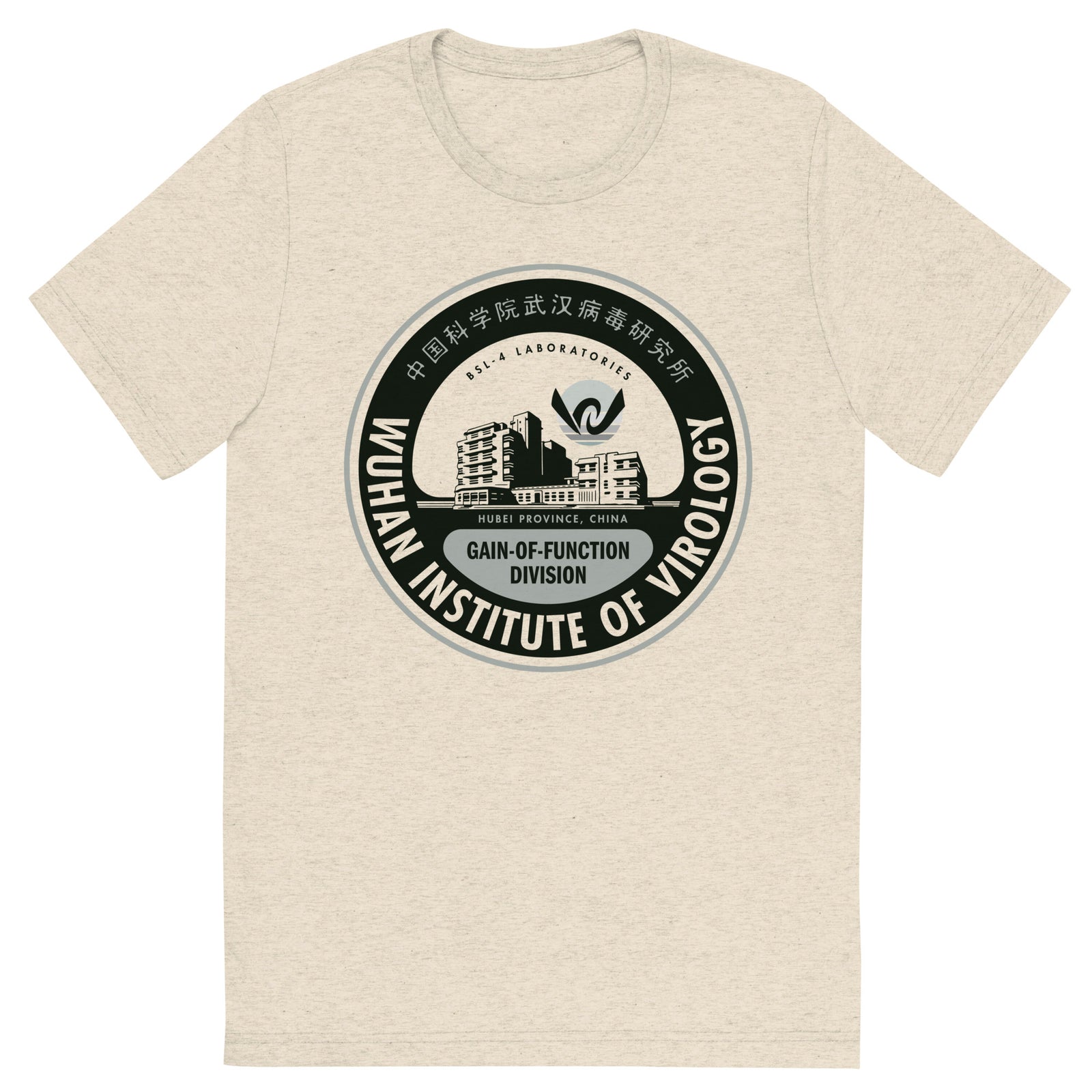 Wuhan Institute of Virology Tri-Blend T-Shirt