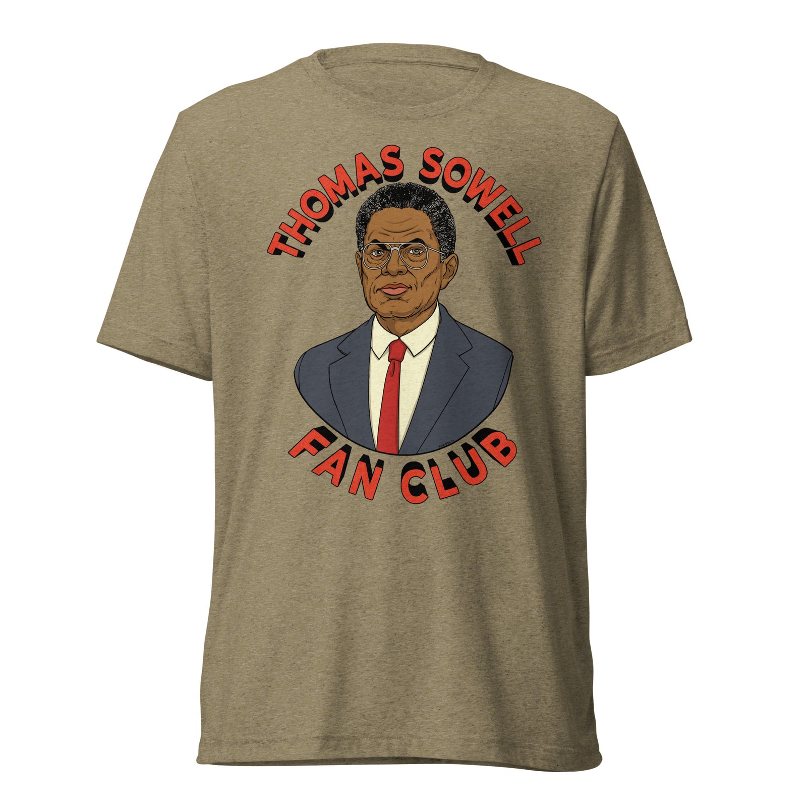 Thomas Sowell Fan Club Tri-Blend Track Shirt