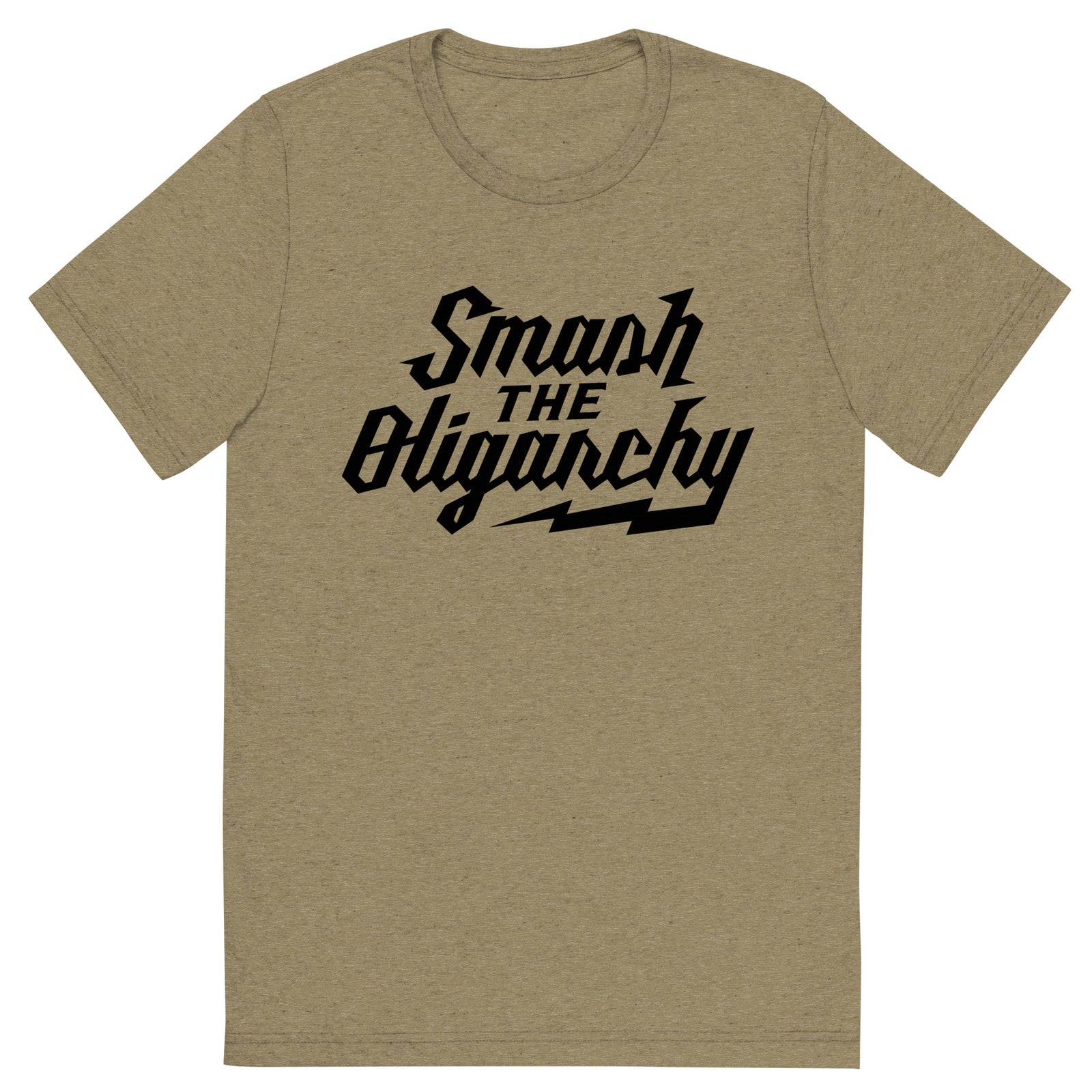 Smash the Oligarchy Tri-Blend Gym Shirt