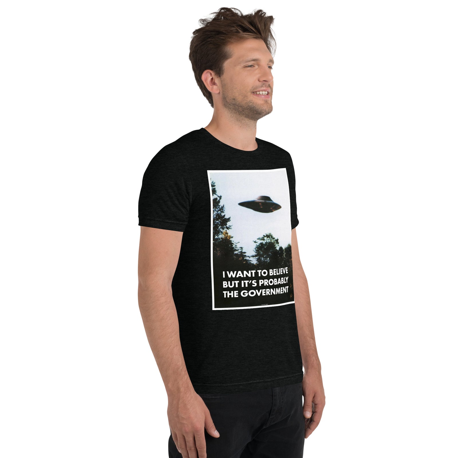 I Want To Believe But It's Probably the Government Tri-blend T-shirt
