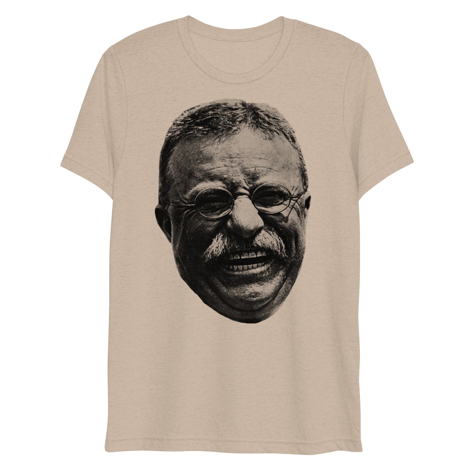 Teddy Roosevelt Laughing Triblend T-Shirt