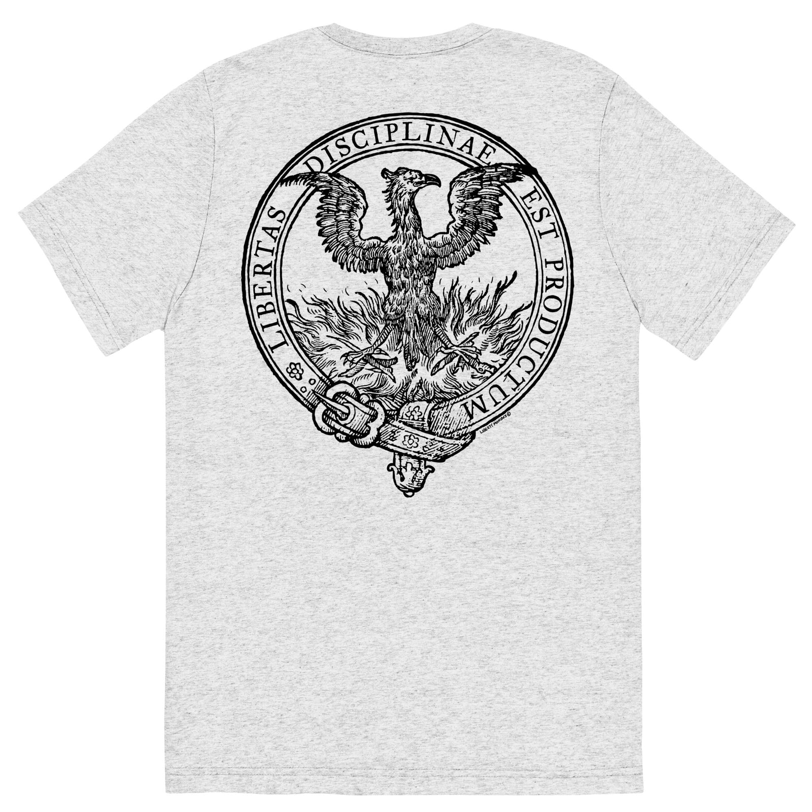 Where Discipline Reigns Liberty Flourishes Tri-Blend Graphic T-Shirt