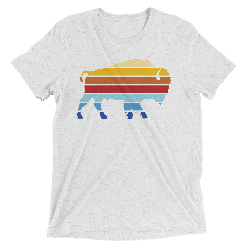 Bison Stack Tri-Blend Track Shirt