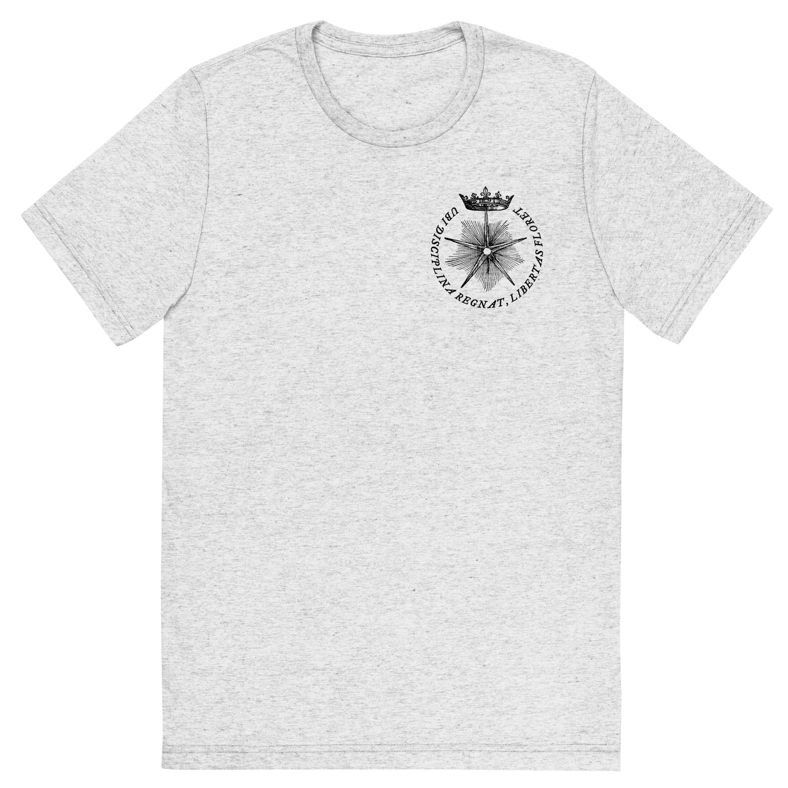 Where Discipline Reigns Liberty Flourishes Tri-Blend Graphic T-Shirt