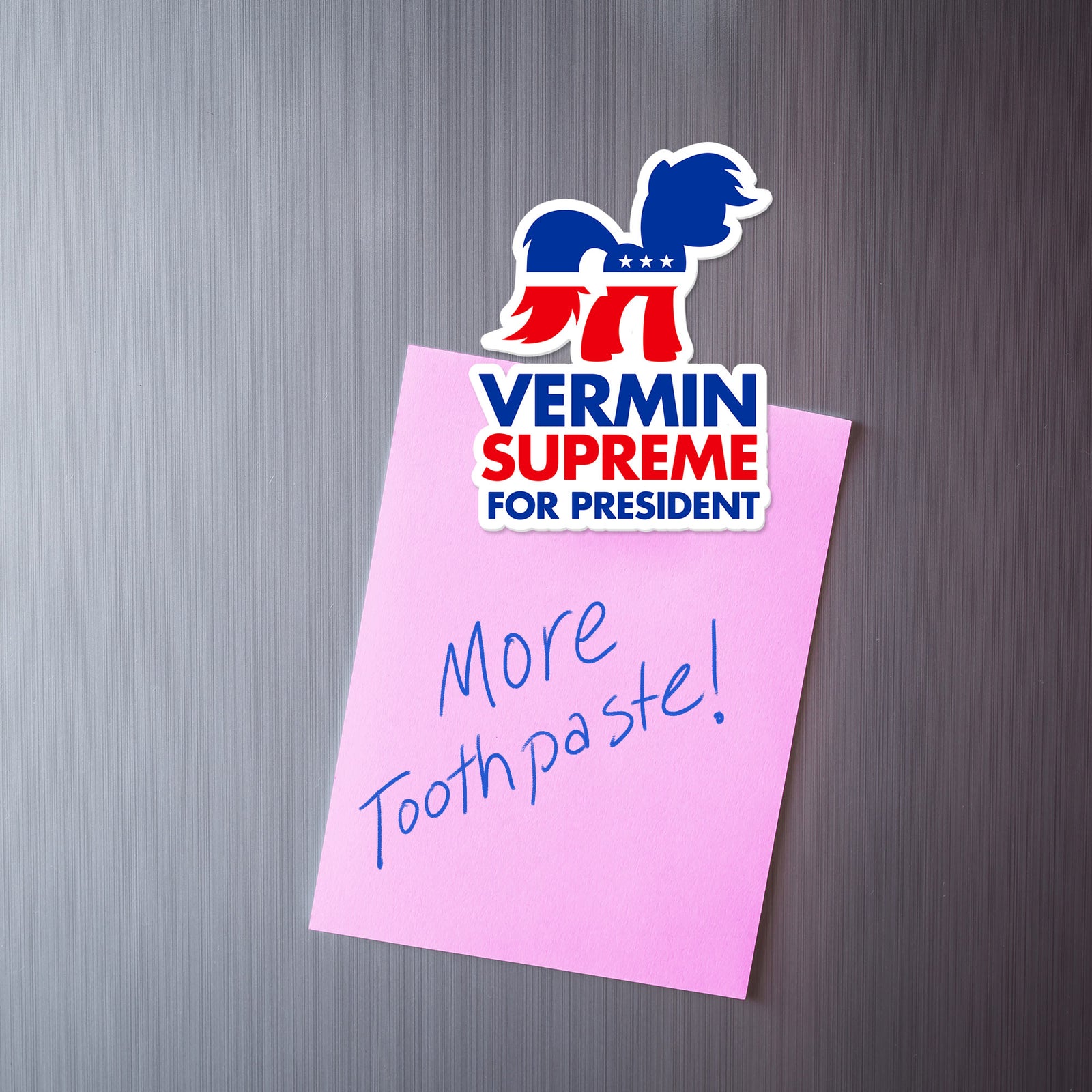 Vermin Supreme For President Die-Cut Magnet