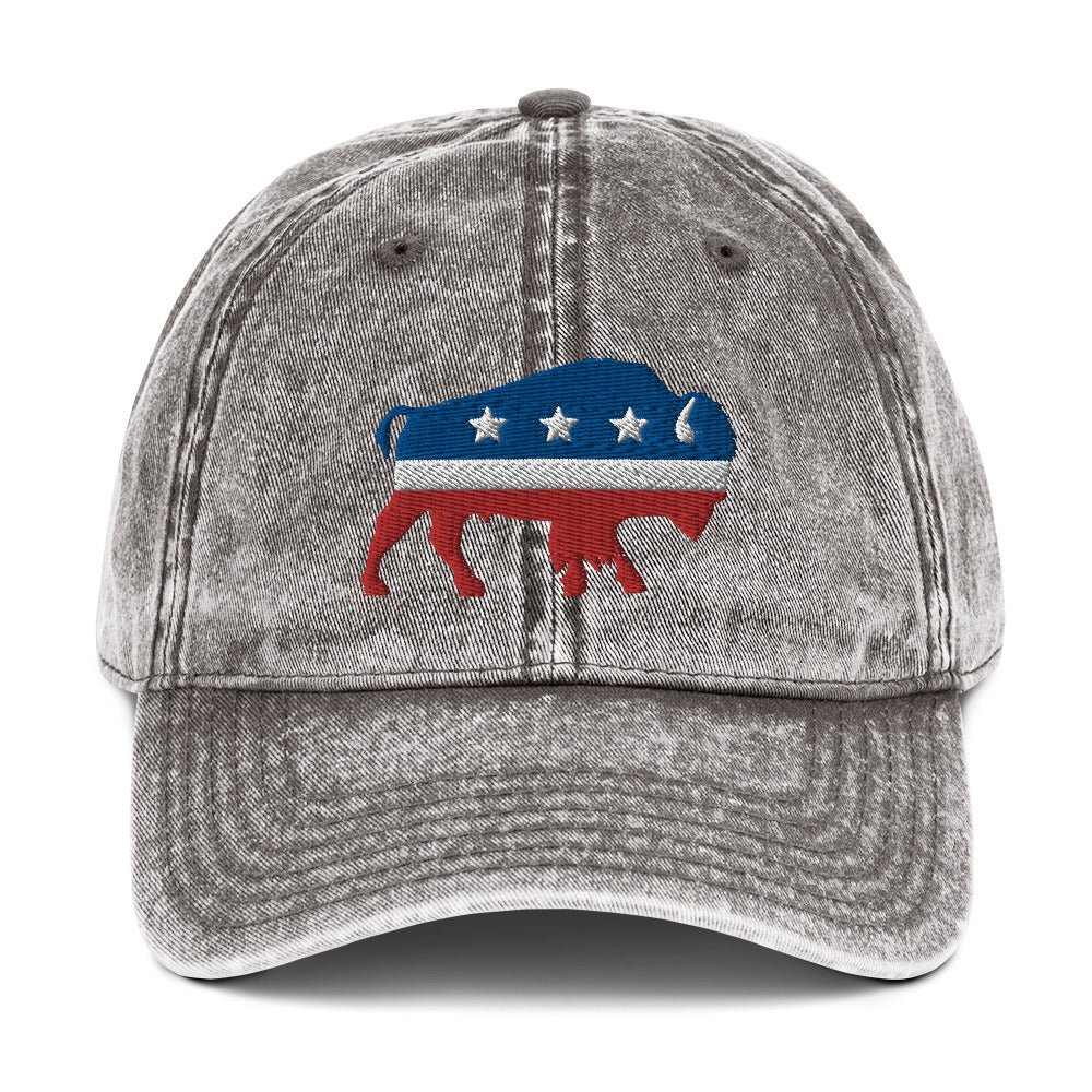 Bison Independent Vintage Cotton Twill Cap