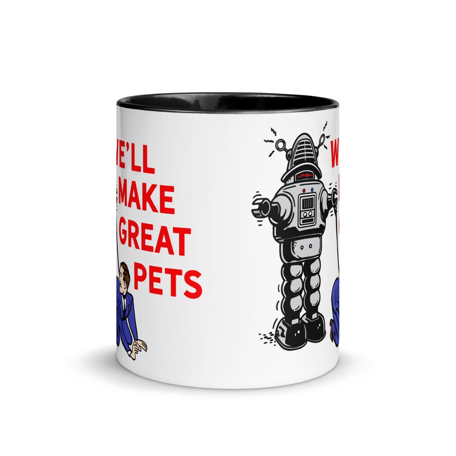 We'll Great Pets Artificial Intelligence Overlord Mug with Color Inside