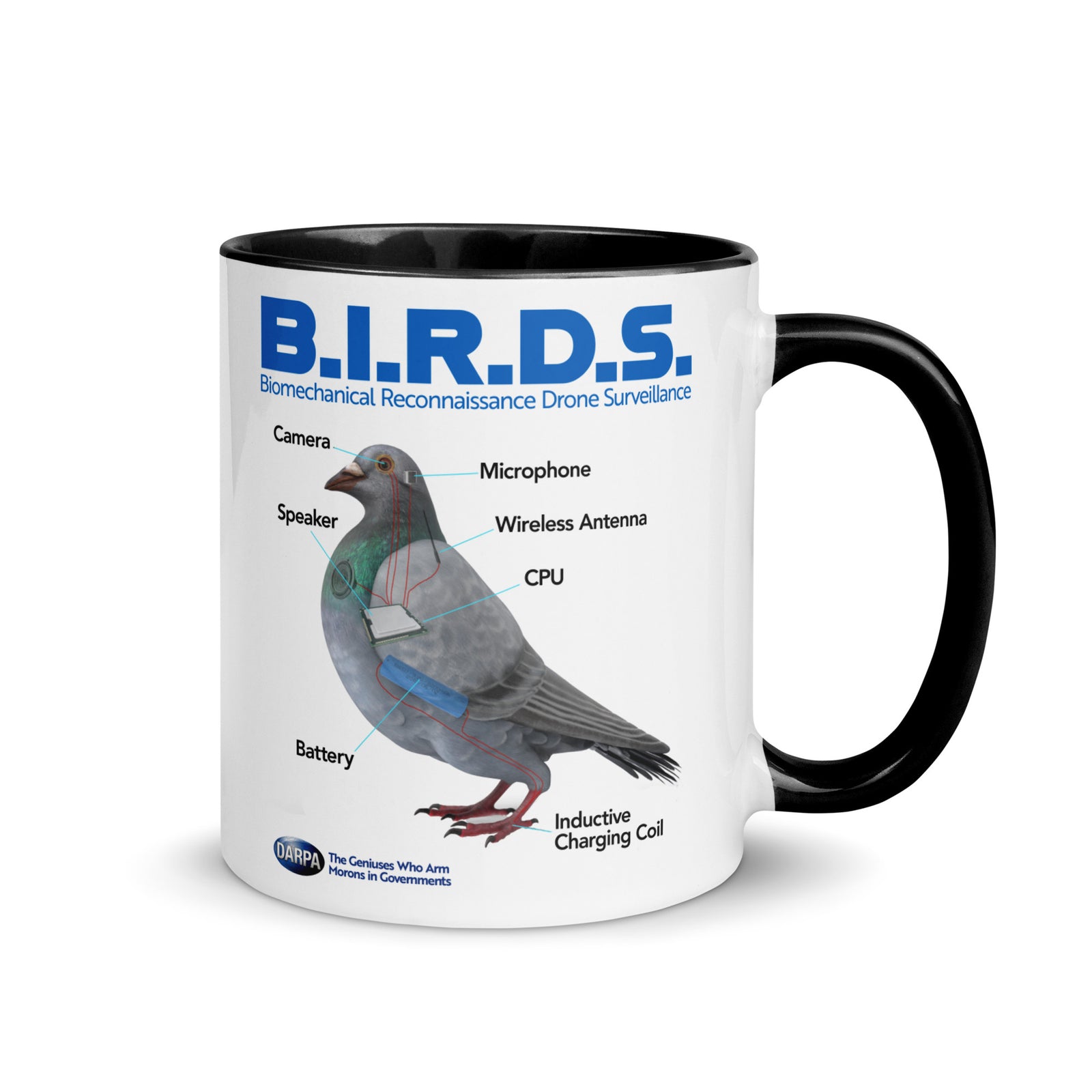 B.I.R.D.S. Biomechanical Reconnaissance Drone Surveillance Coffee Mug