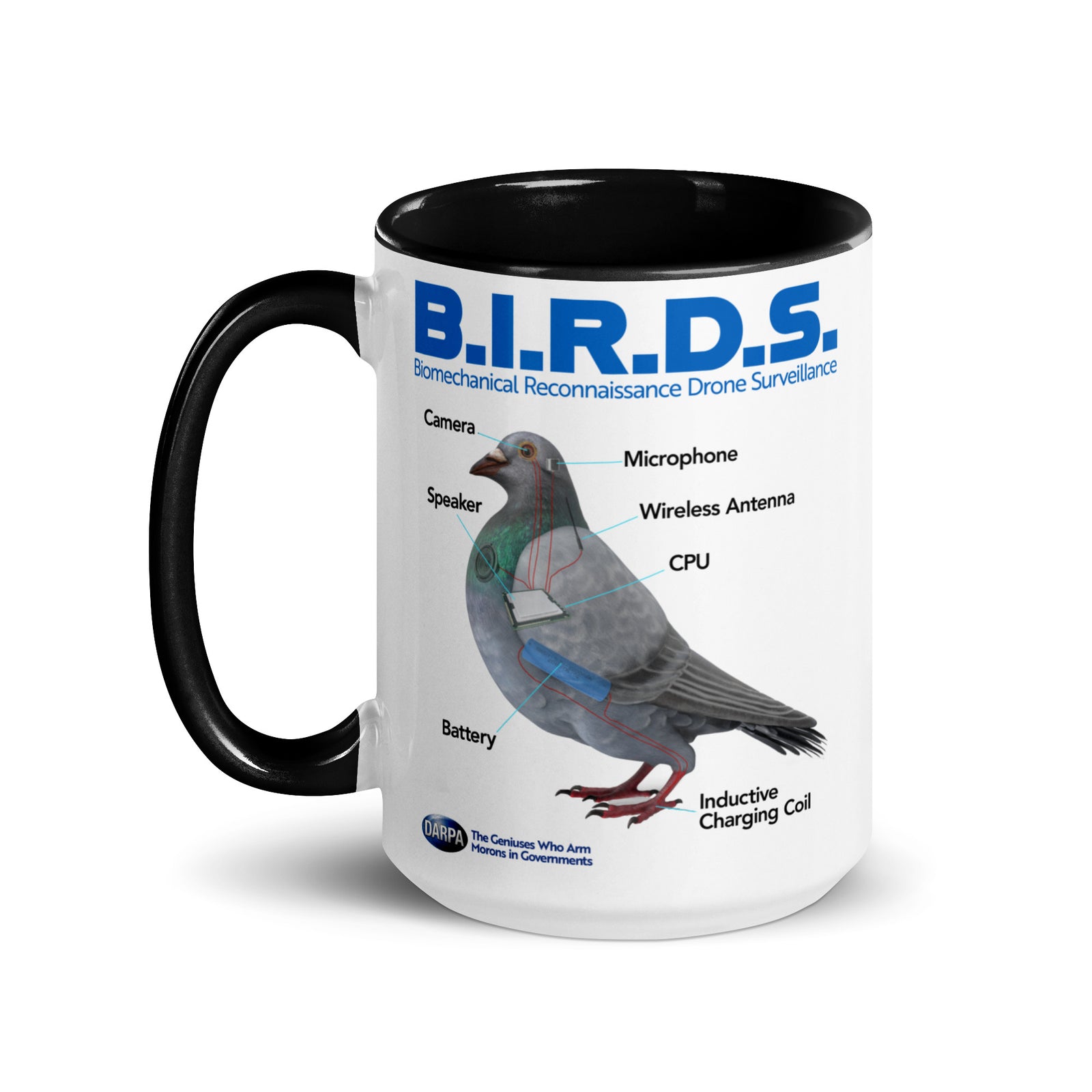 B.I.R.D.S. Biomechanical Reconnaissance Drone Surveillance Coffee Mug