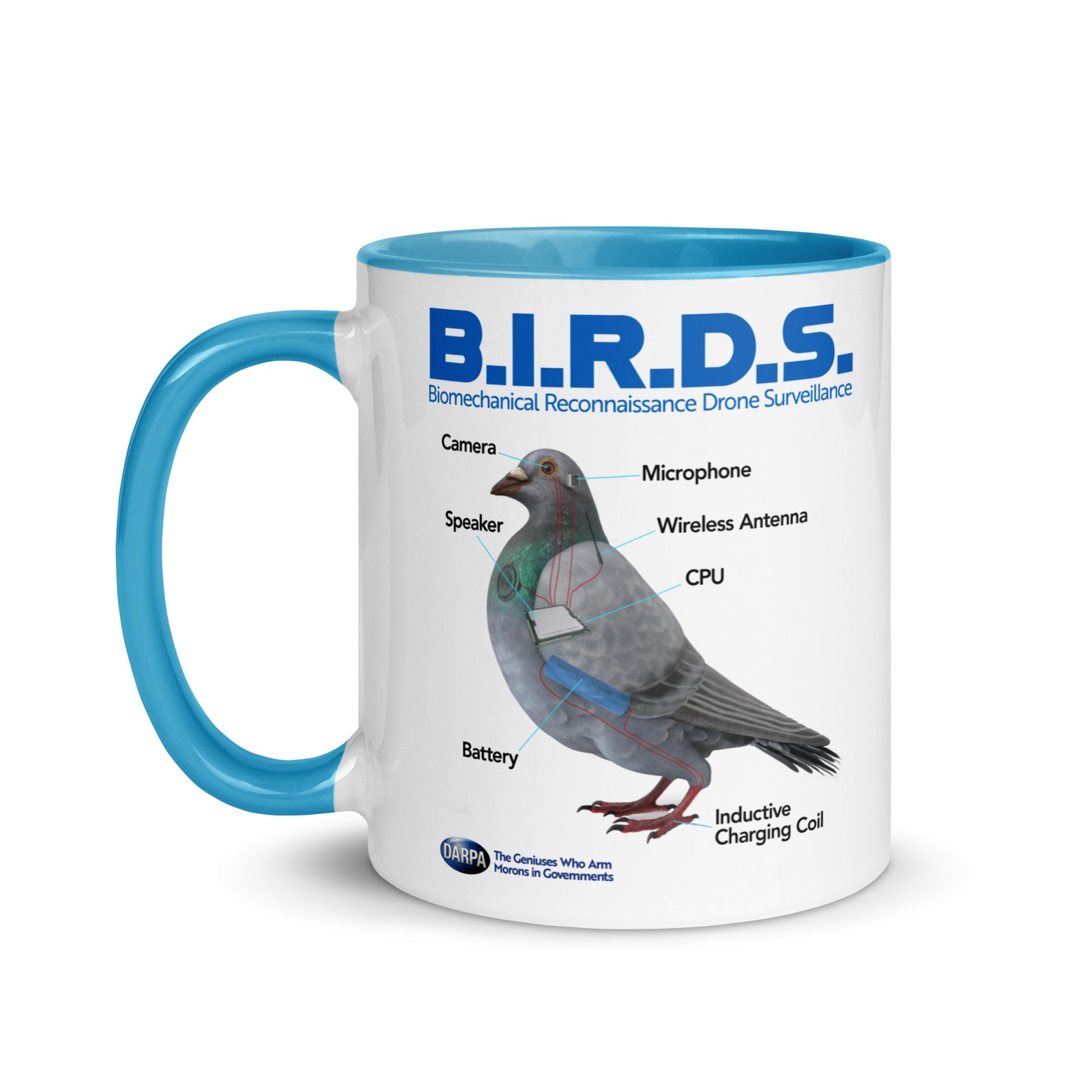 B.I.R.D.S. Biomechanical Reconnaissance Drone Surveillance Coffee Mug