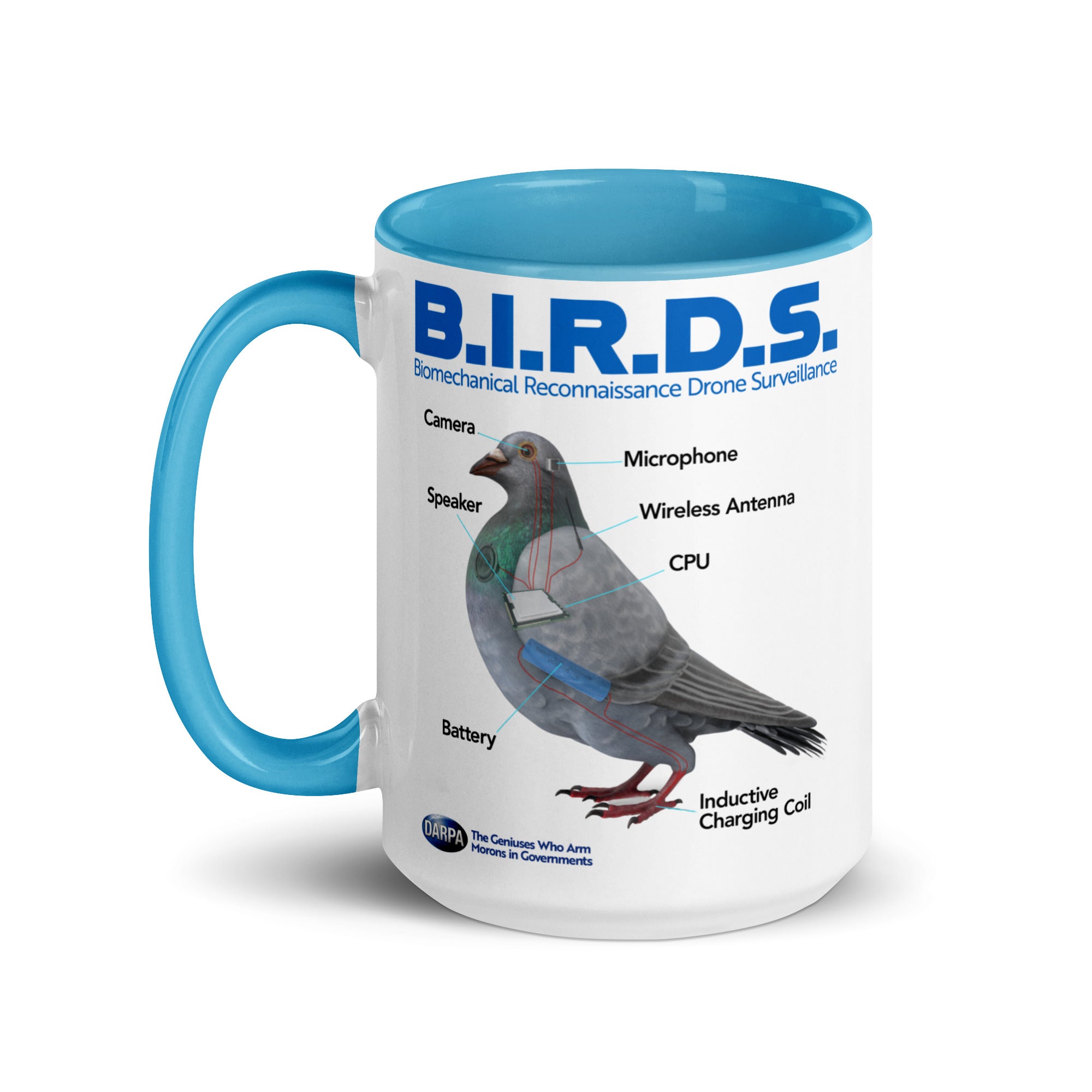B.I.R.D.S. Biomechanical Reconnaissance Drone Surveillance Coffee Mug