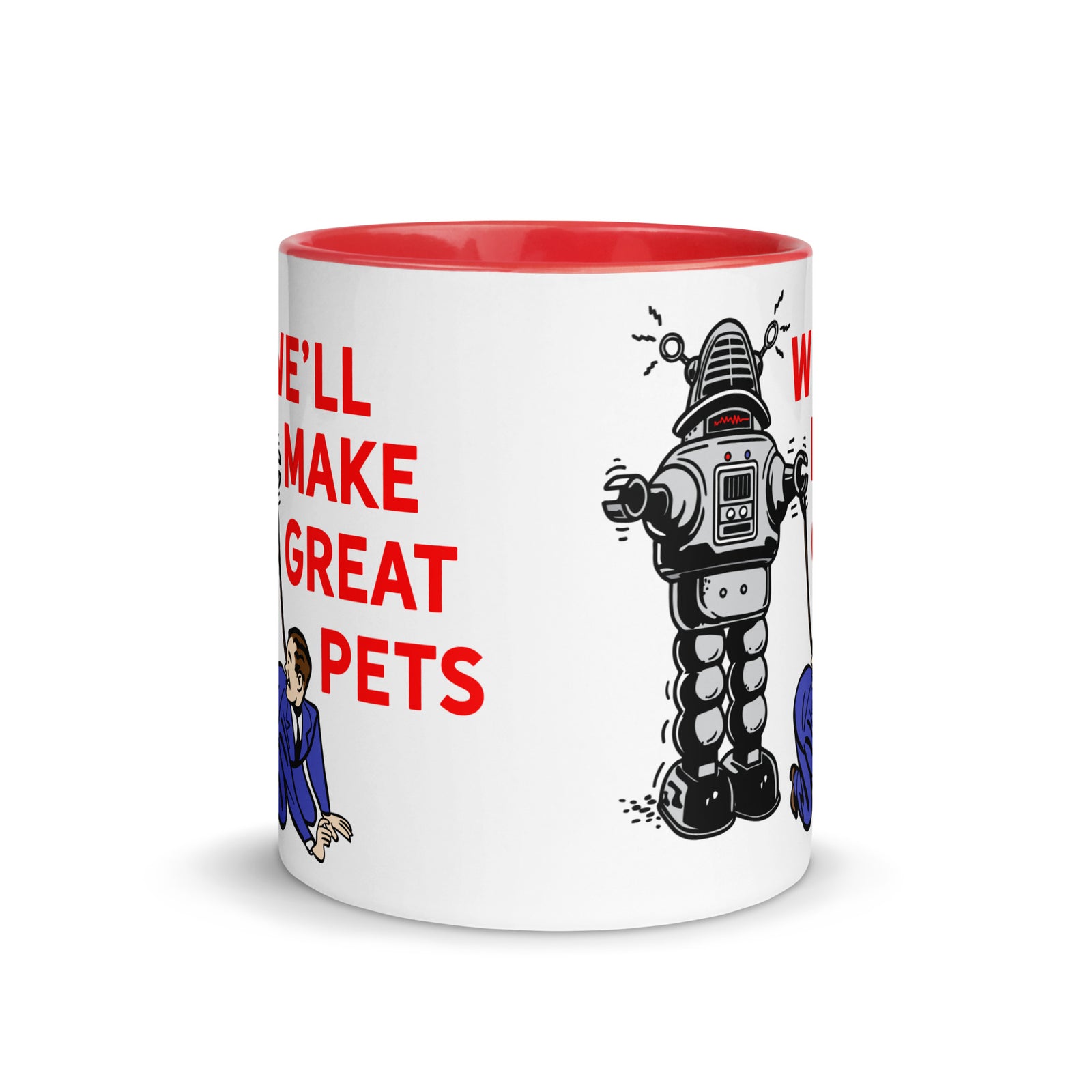 We'll Great Pets Artificial Intelligence Overlord Mug with Color Inside