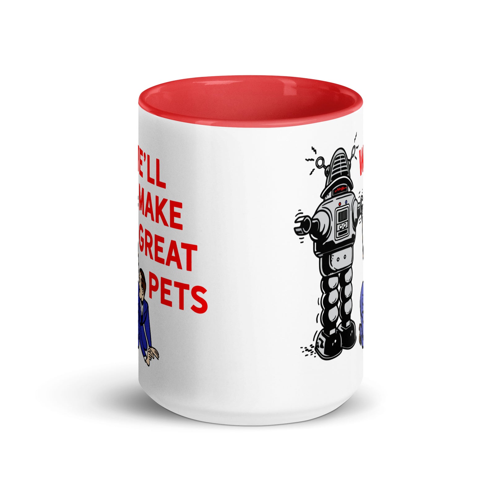 We'll Great Pets Artificial Intelligence Overlord Mug with Color Inside