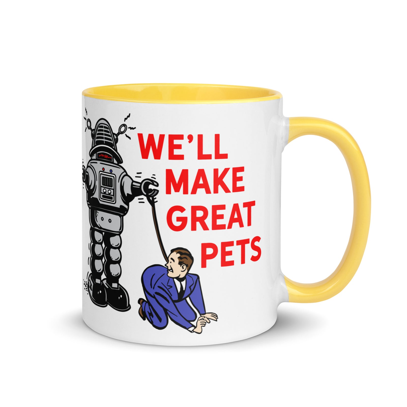 We'll Great Pets Artificial Intelligence Overlord Mug with Color Inside