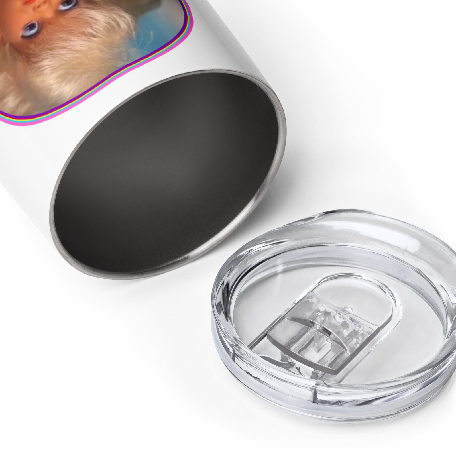 WTF Barbie Wine Tumbler