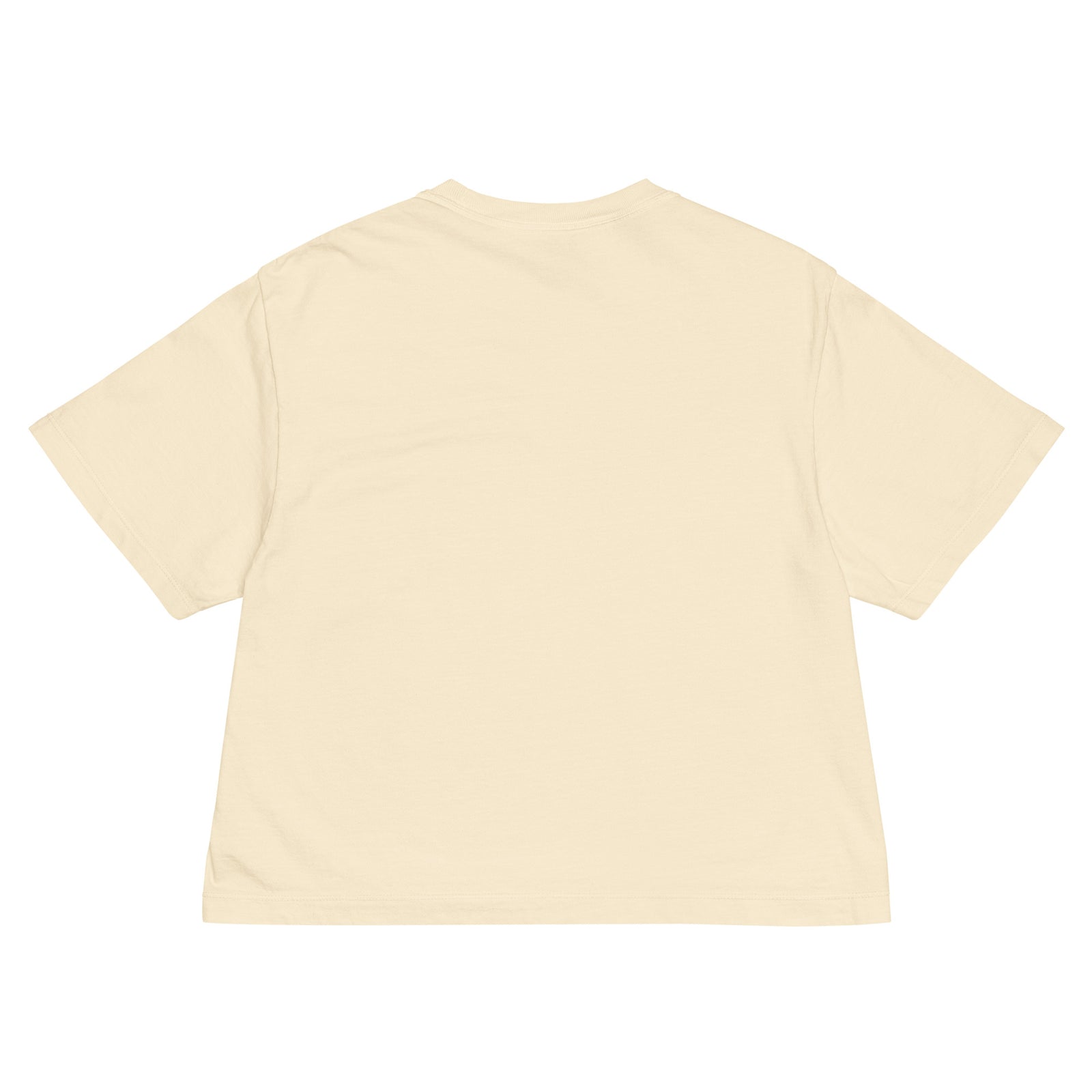 Beige t-shirt on a white background