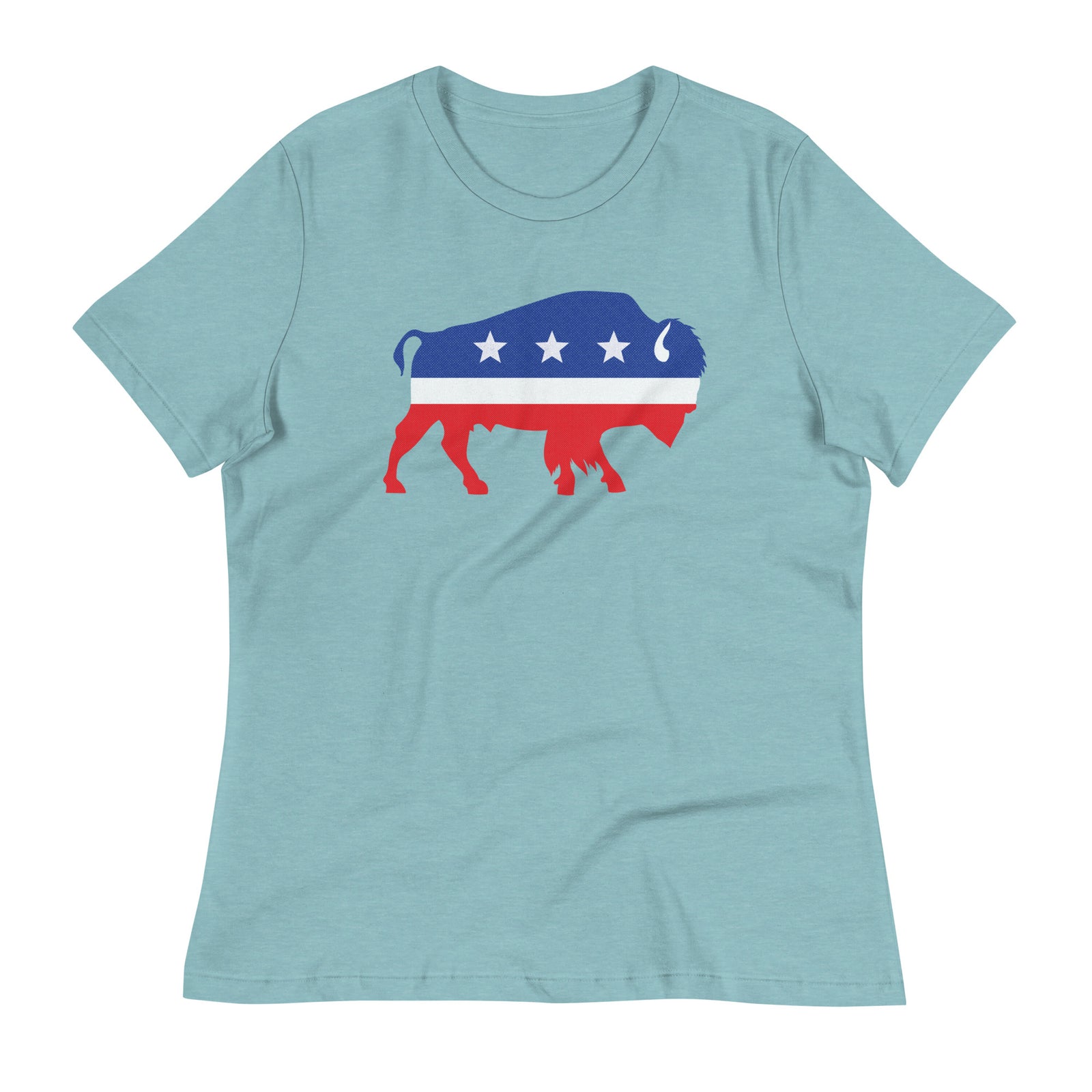 Independent Bison Distressed Women's Relaxed T-Shirt