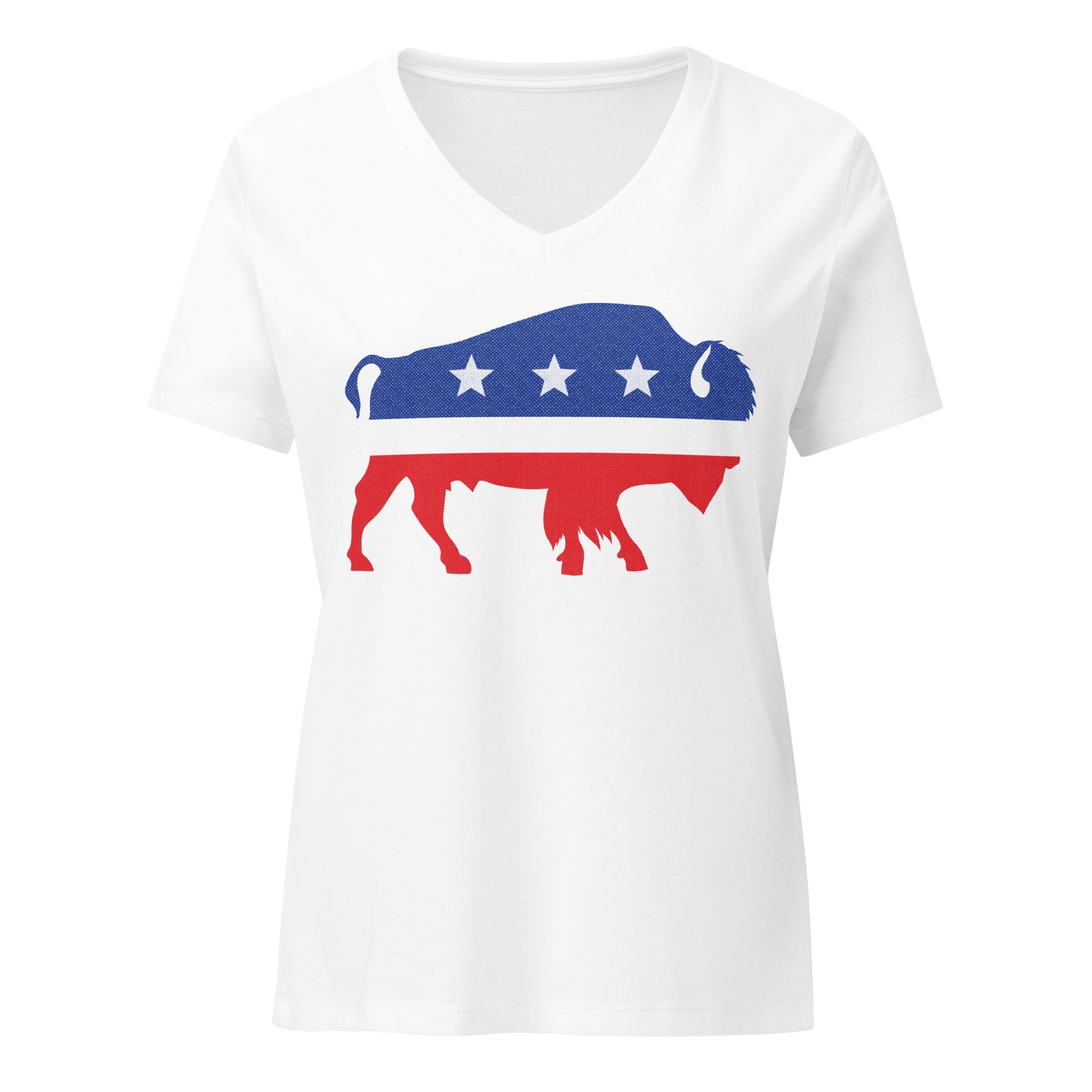Bison Indpendent Women’s Relaxed Vneck T-shirt