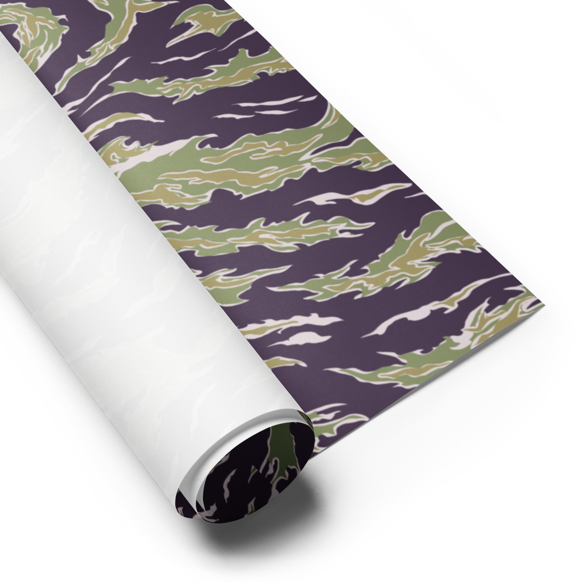Tiger Strip Camo Wrapping Paper