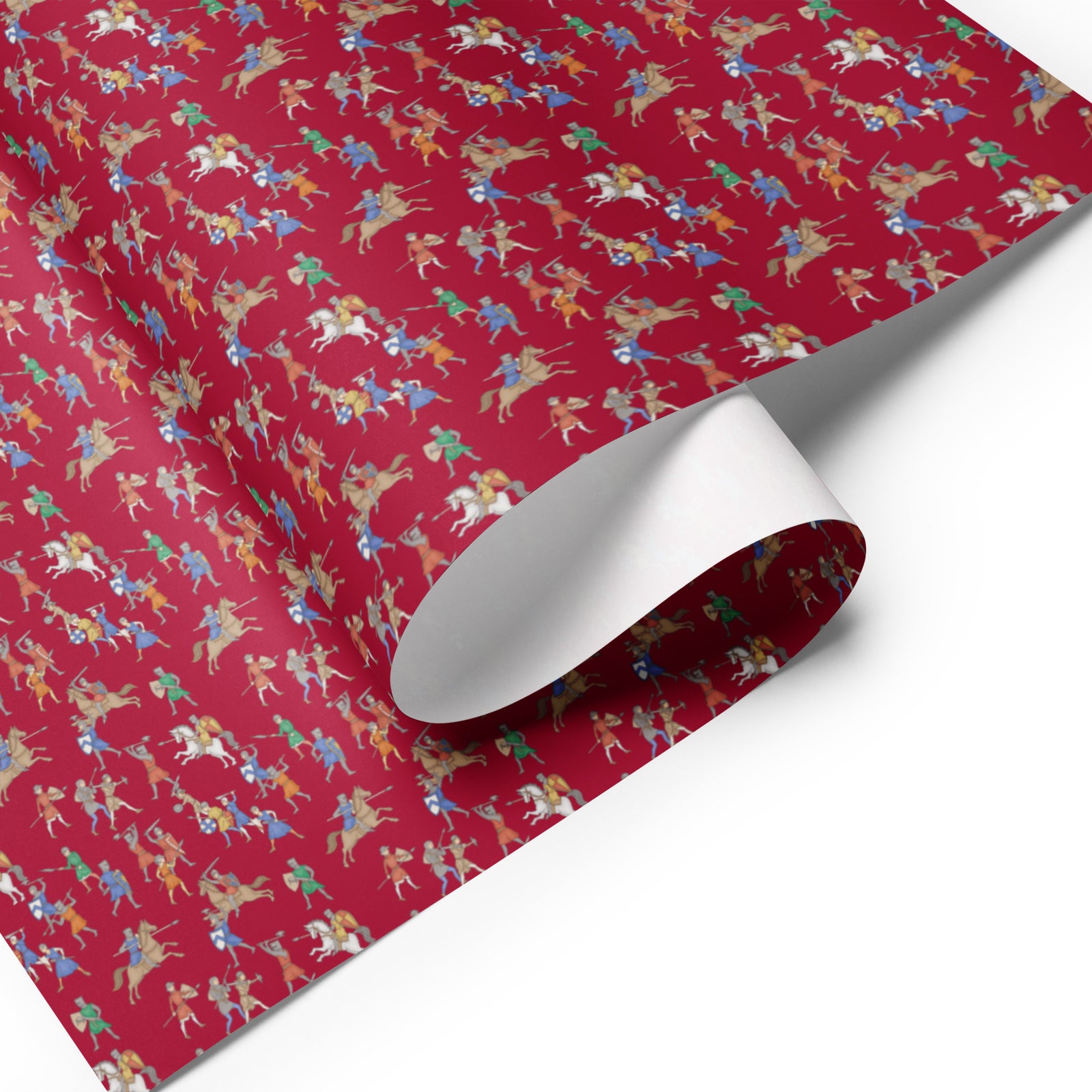 Medieval Battle Wrapping Paper