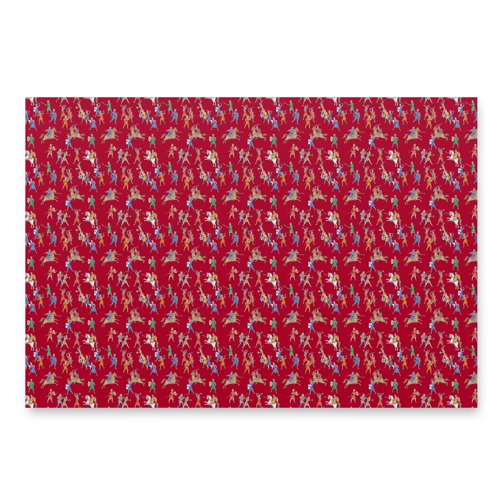 Medieval Battle Wrapping Paper