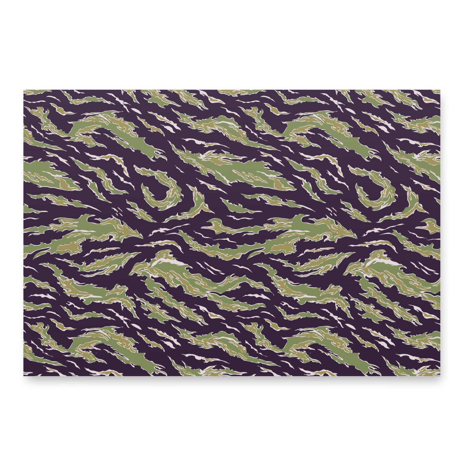 Tiger Strip Camo Wrapping Paper