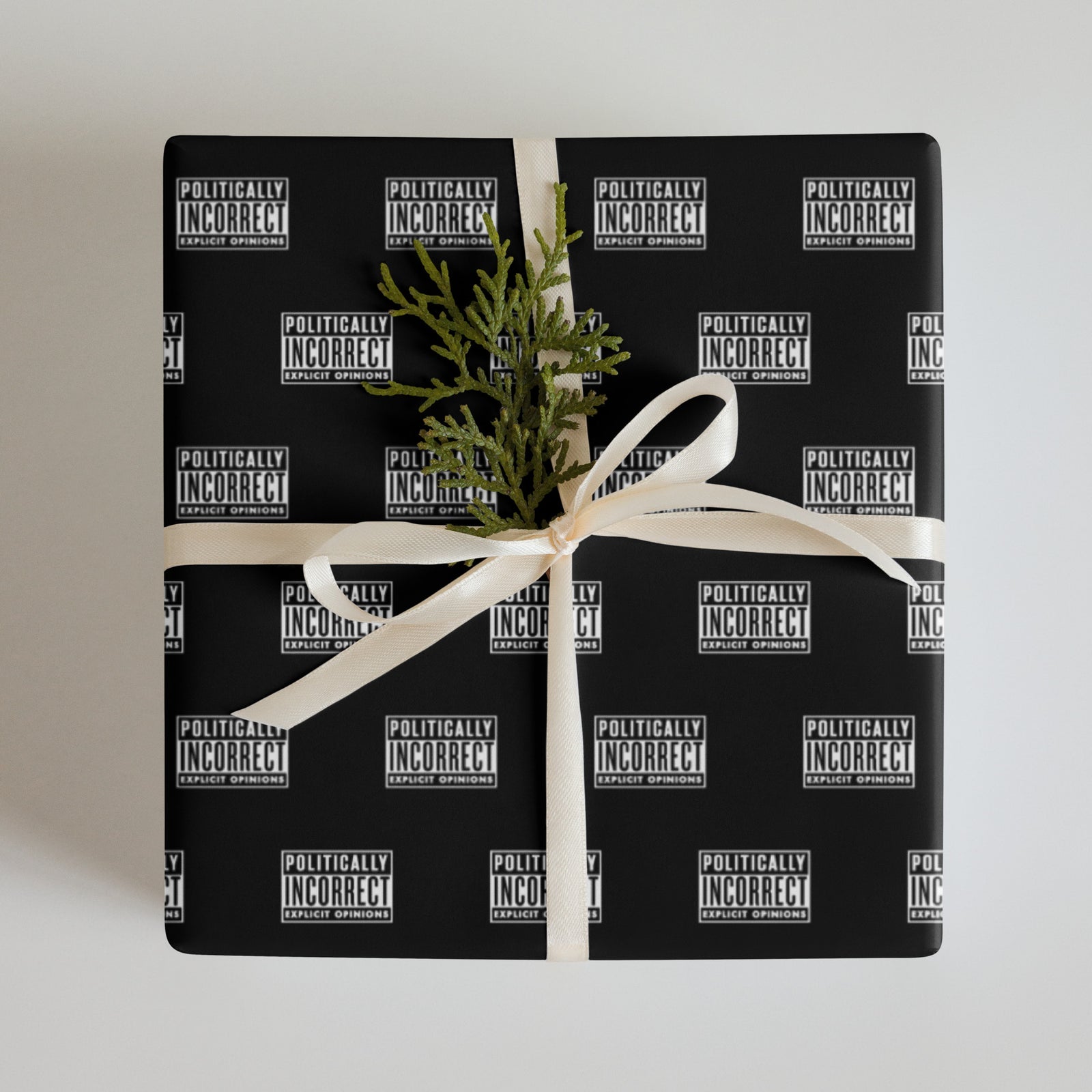 Politically Incorrect Warning Wrapping Paper