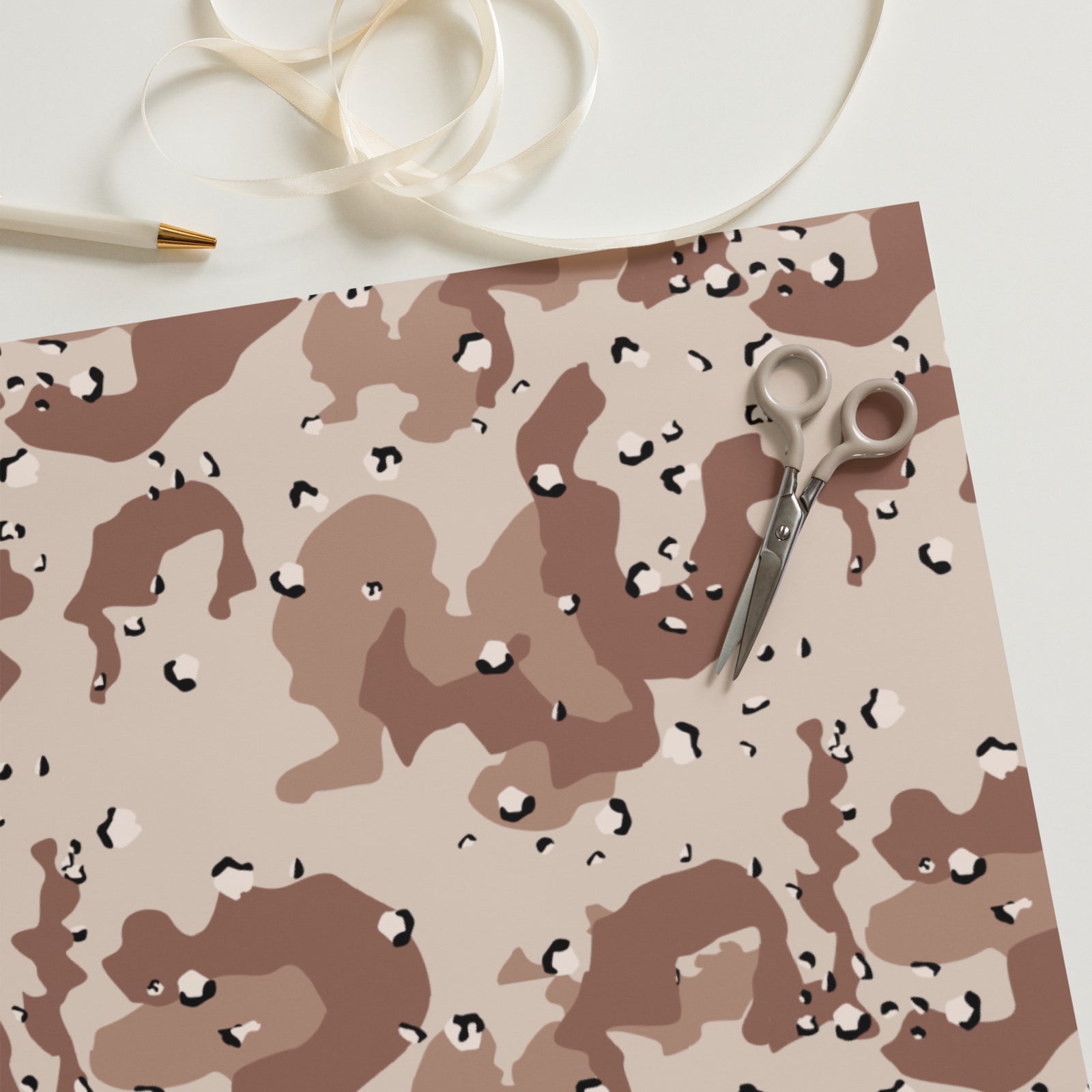 Desert Camouflage Wrapping Paper
