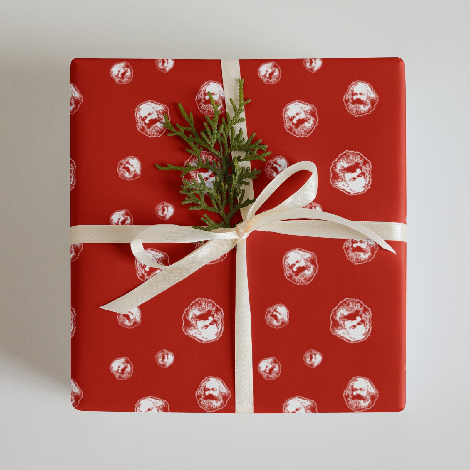 Not Santa Karl Marx Wrapping Paper