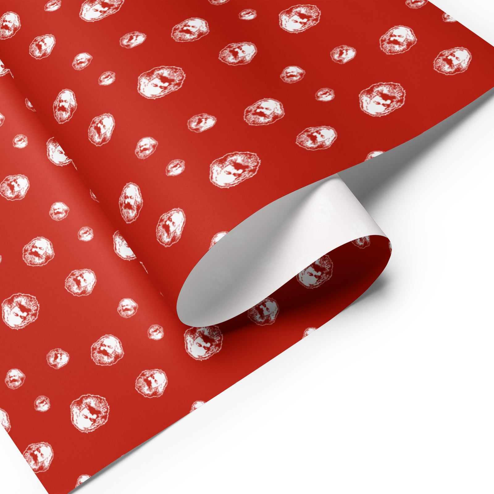 Not Santa Karl Marx Wrapping Paper