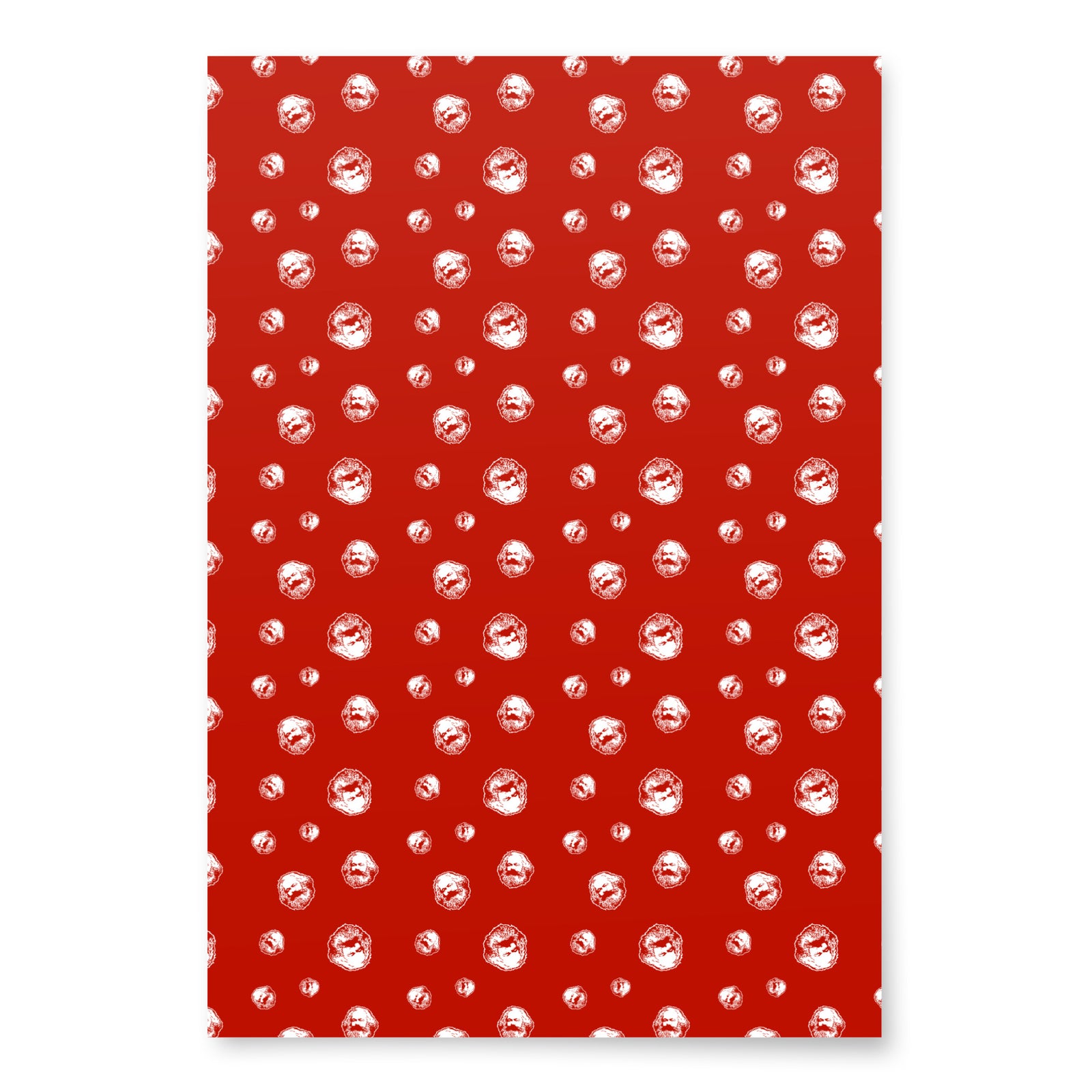 Not Santa Karl Marx Wrapping Paper