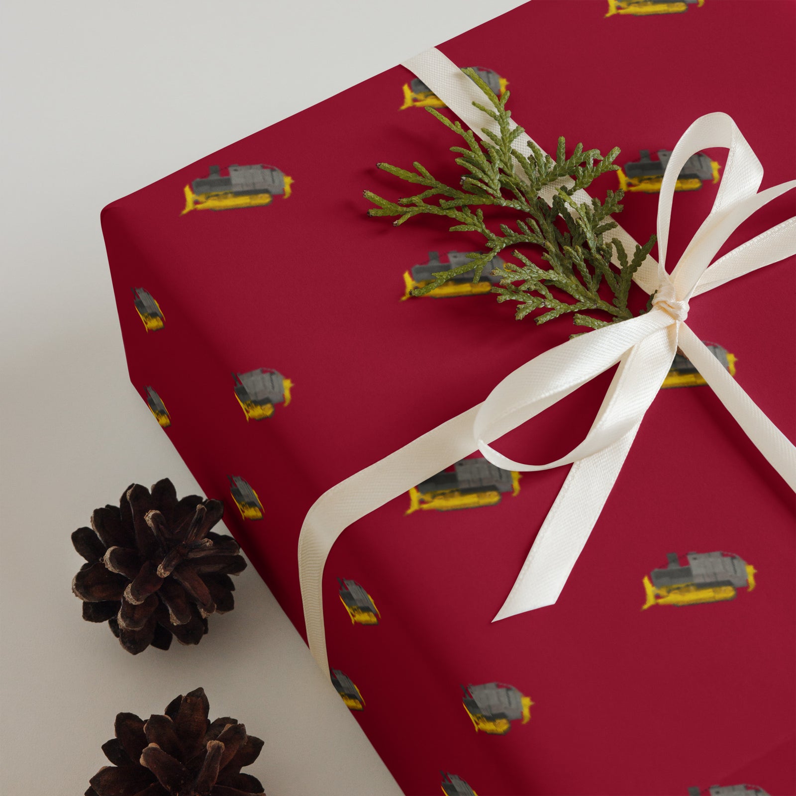 Killdozer Christmas Wrapping Paper