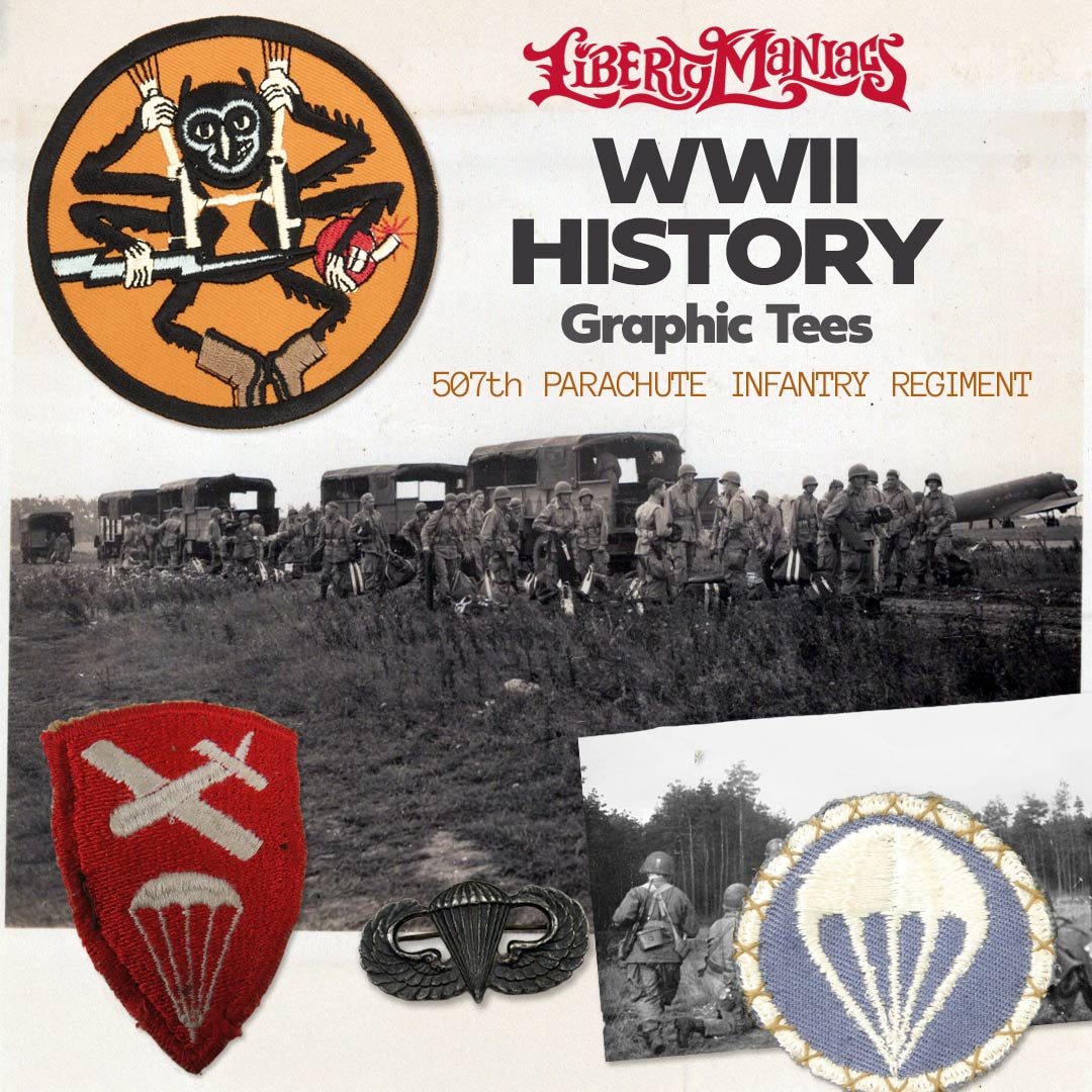 WW2 History T-Shirts by Liberty Maniacs