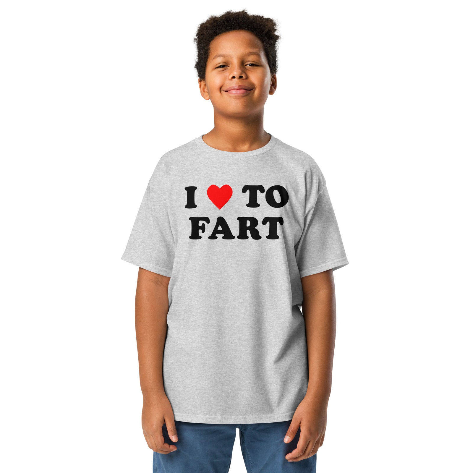 I Love To Fart Youth Classic Tee