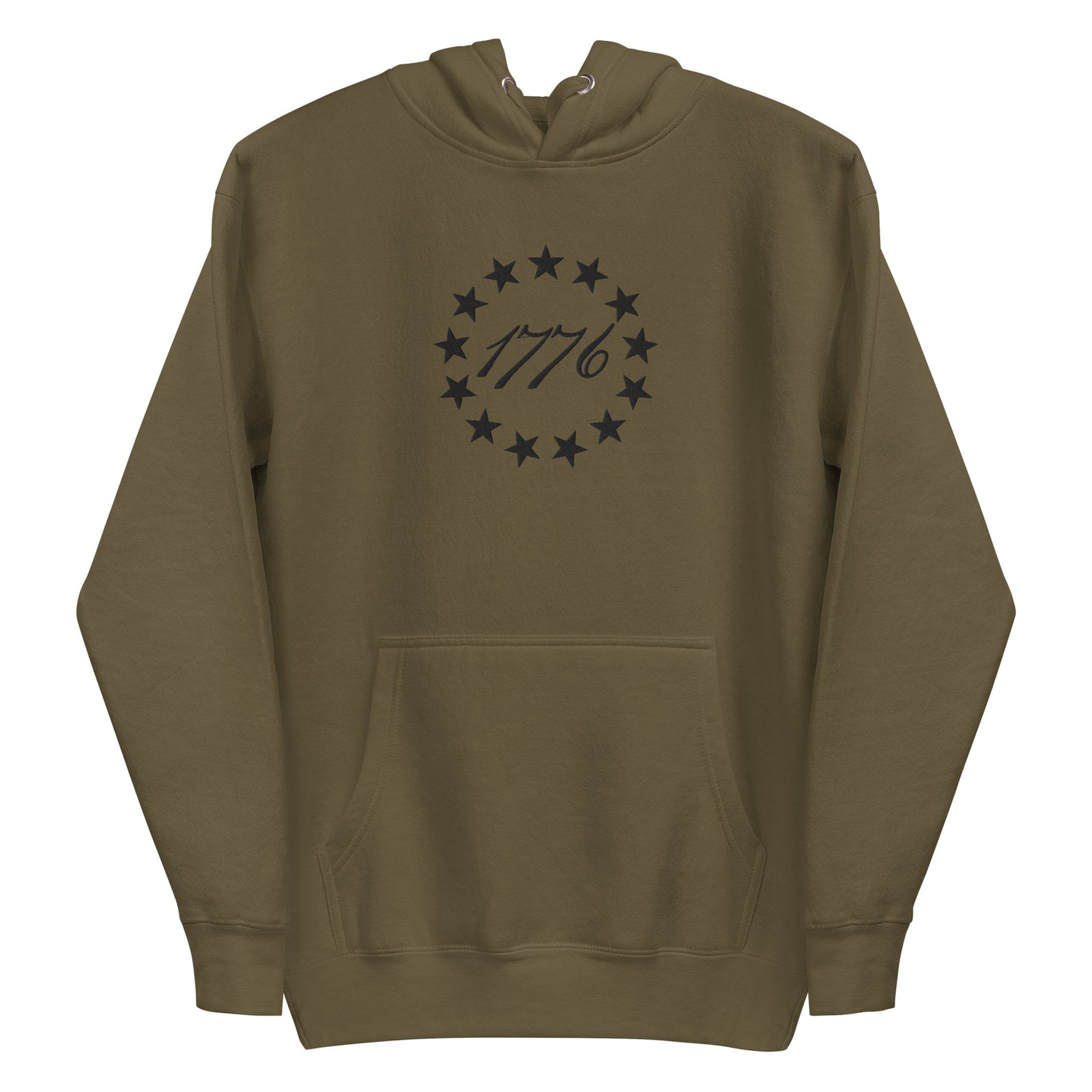Betsy Ross 13 Stars 1776 Embroidered Hoodie