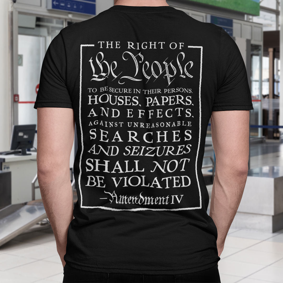 4th Amendment Two-Sided Civil Rights Travel Shirt