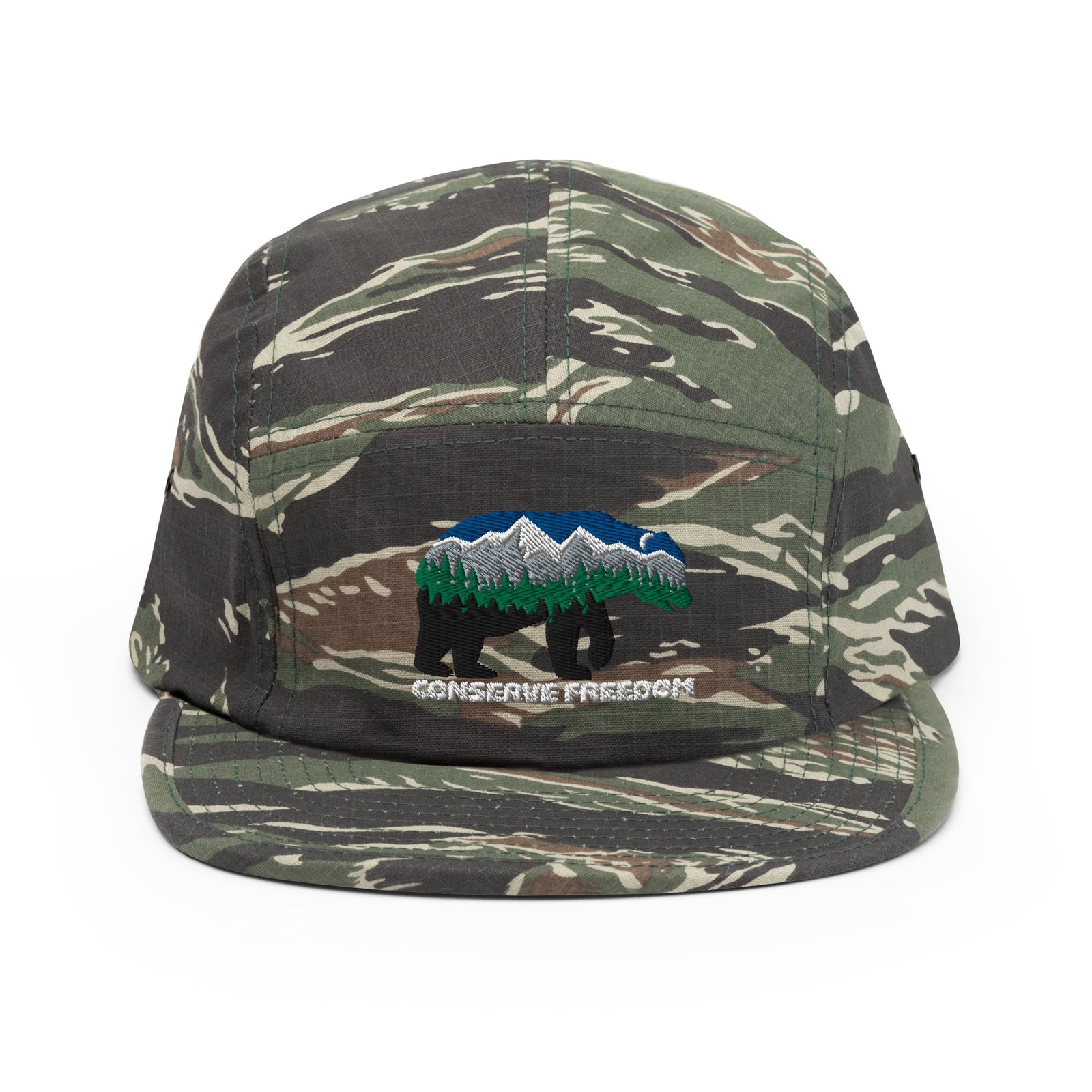 Conserve Freedom Bear Five Panel Camper Cap