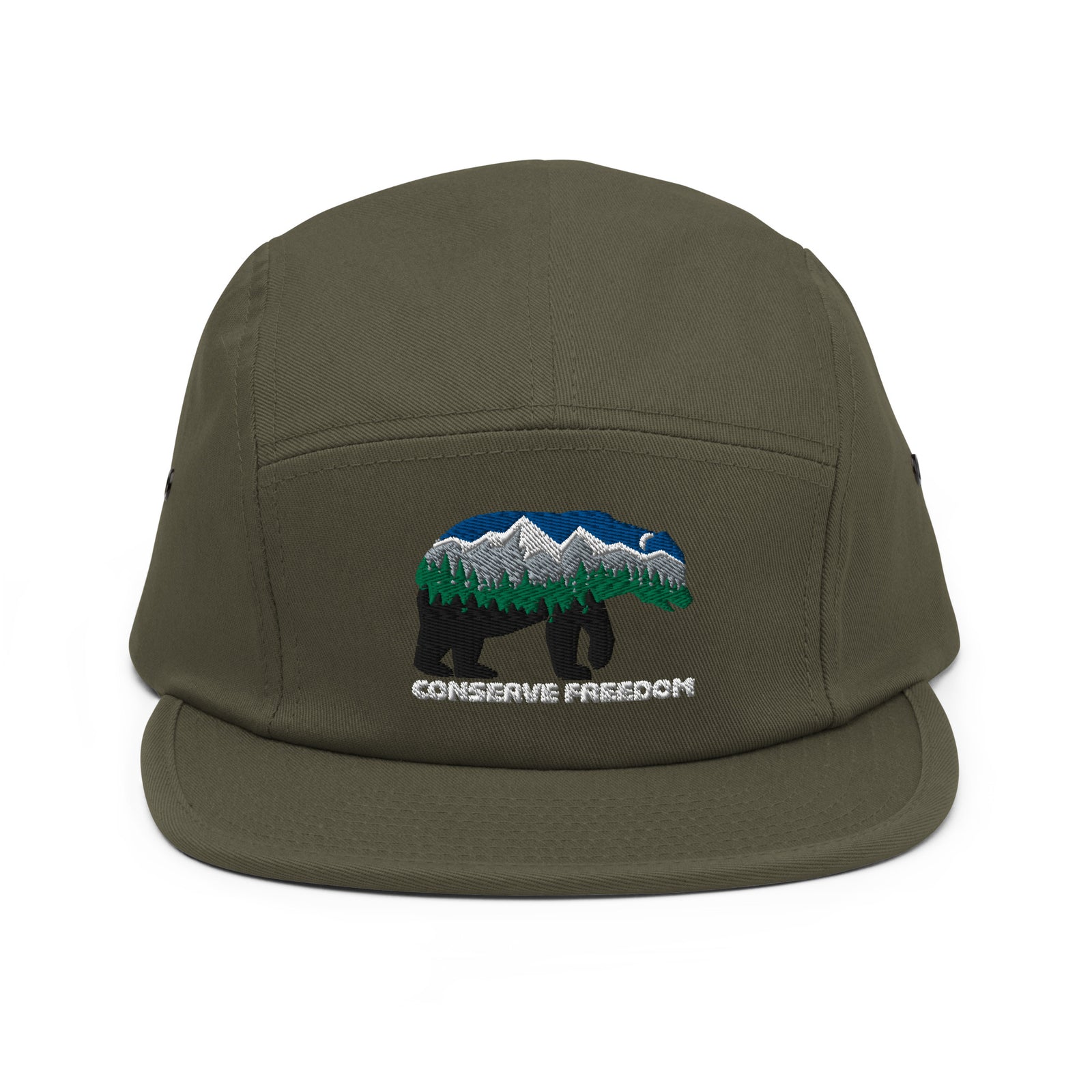 Conserve Freedom Bear Five Panel Camper Cap
