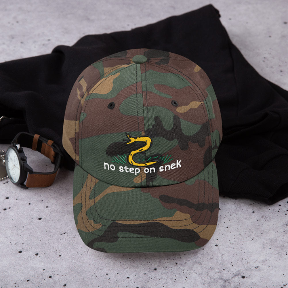No Step On Snek Adjustable Camo Cap