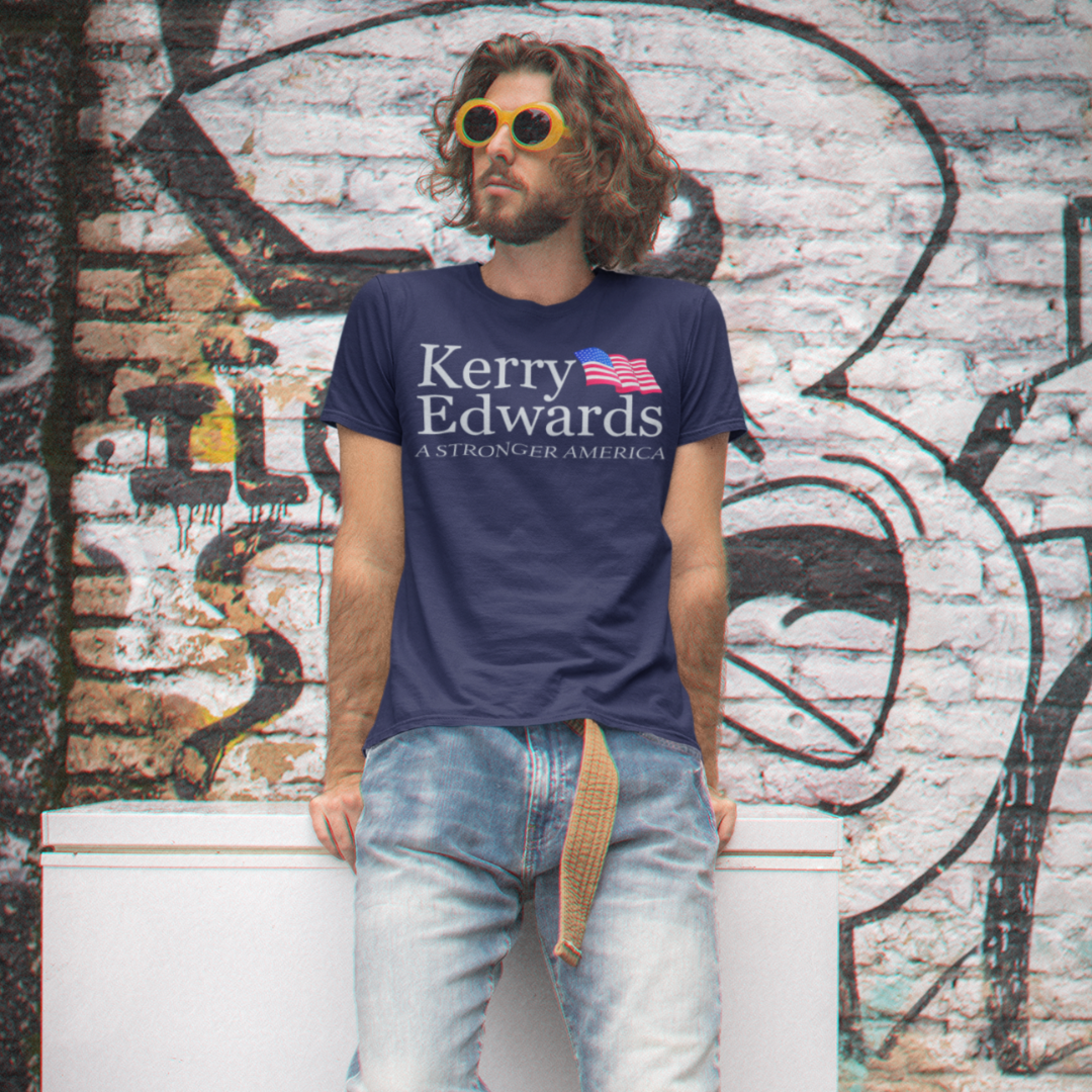 John Kerry 2004 Presidential Campaign Reproduction T-Shirt