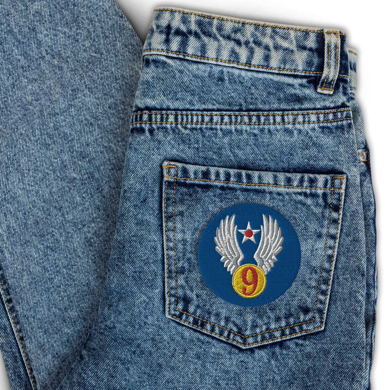 9th Airforce WW2 Round Patch