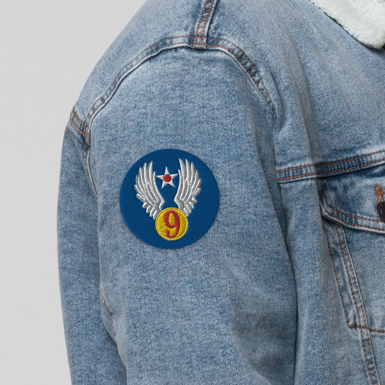 9th Airforce WW2 Round Patch