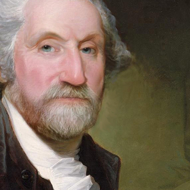 Bearded Badass George Washington Framed Print