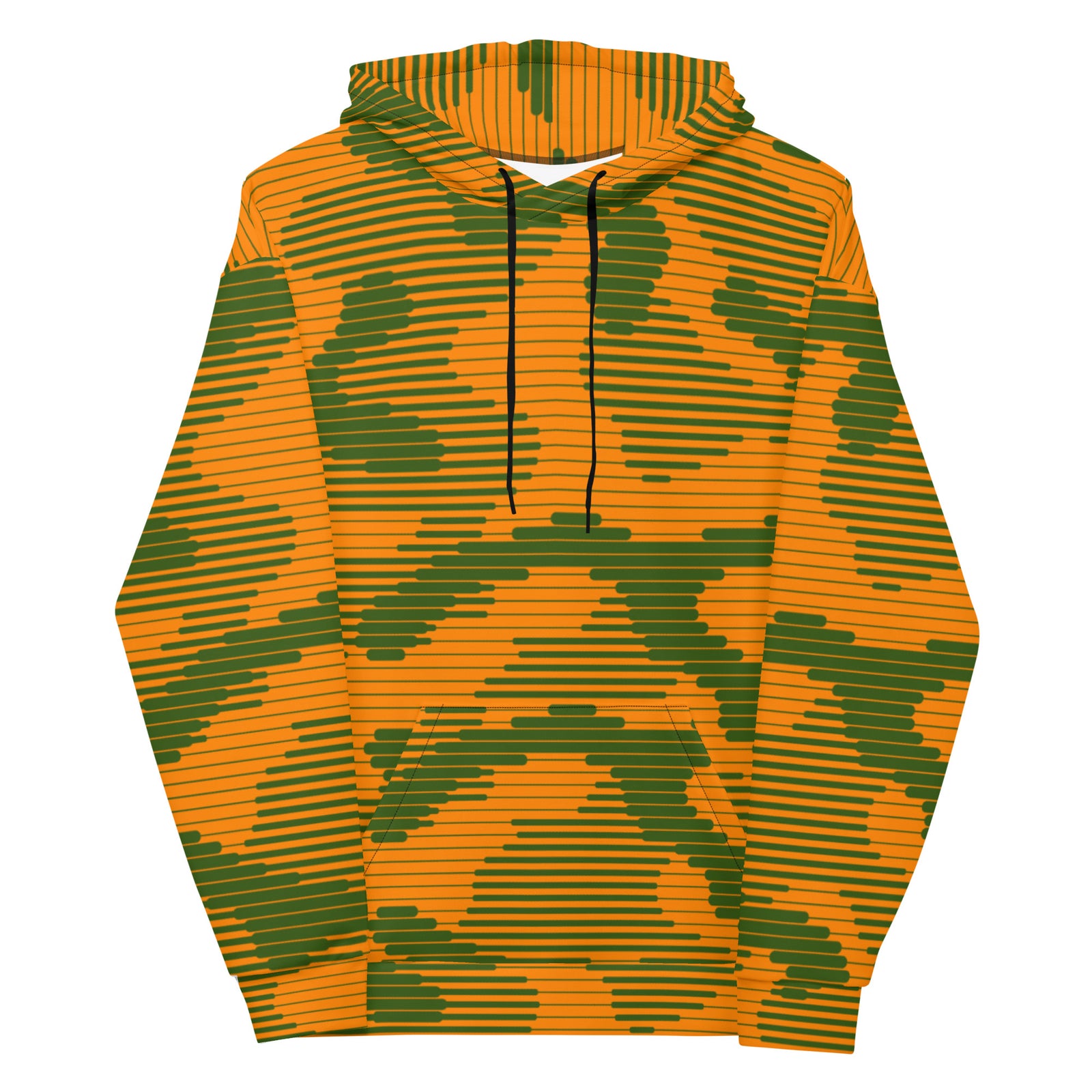 Digital Camouflage Blaze Orange Hoodie
