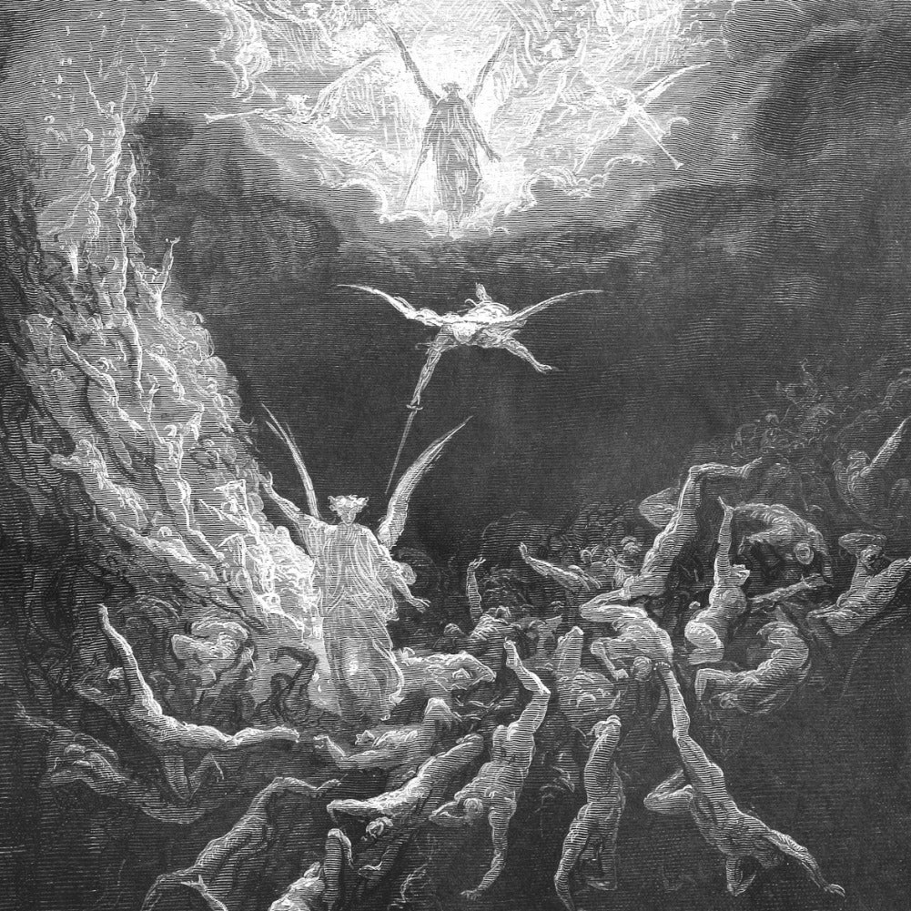 Last Judgement Gustav Dore Etching Art Print