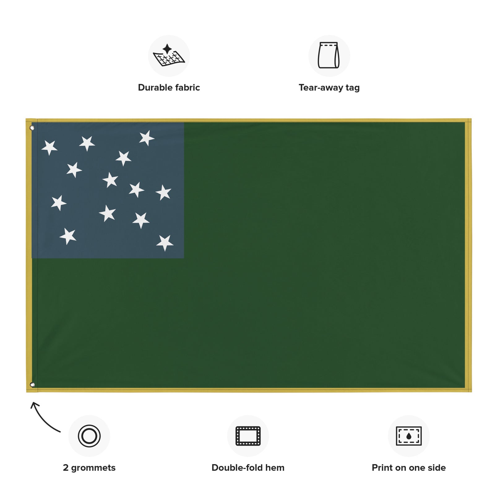 Green Mountain Boys Wall Flag