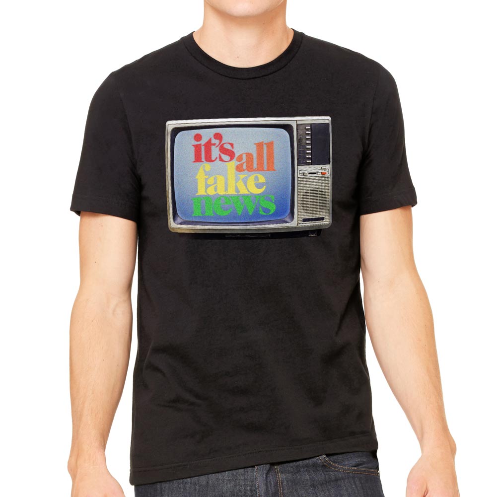 It's All Fake News Graphic T-Shirt
