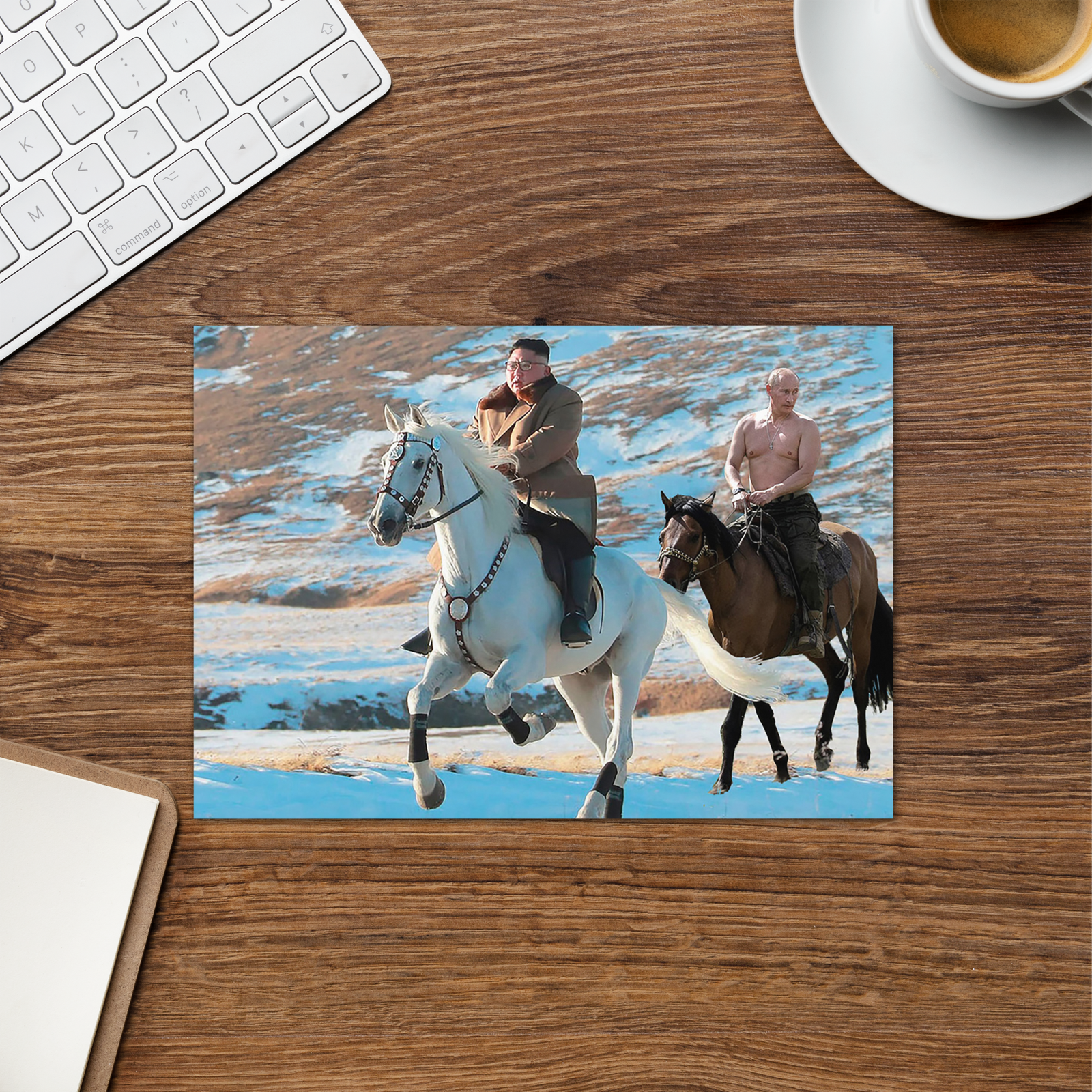 Brokeback Supreme Leaders Greeting card