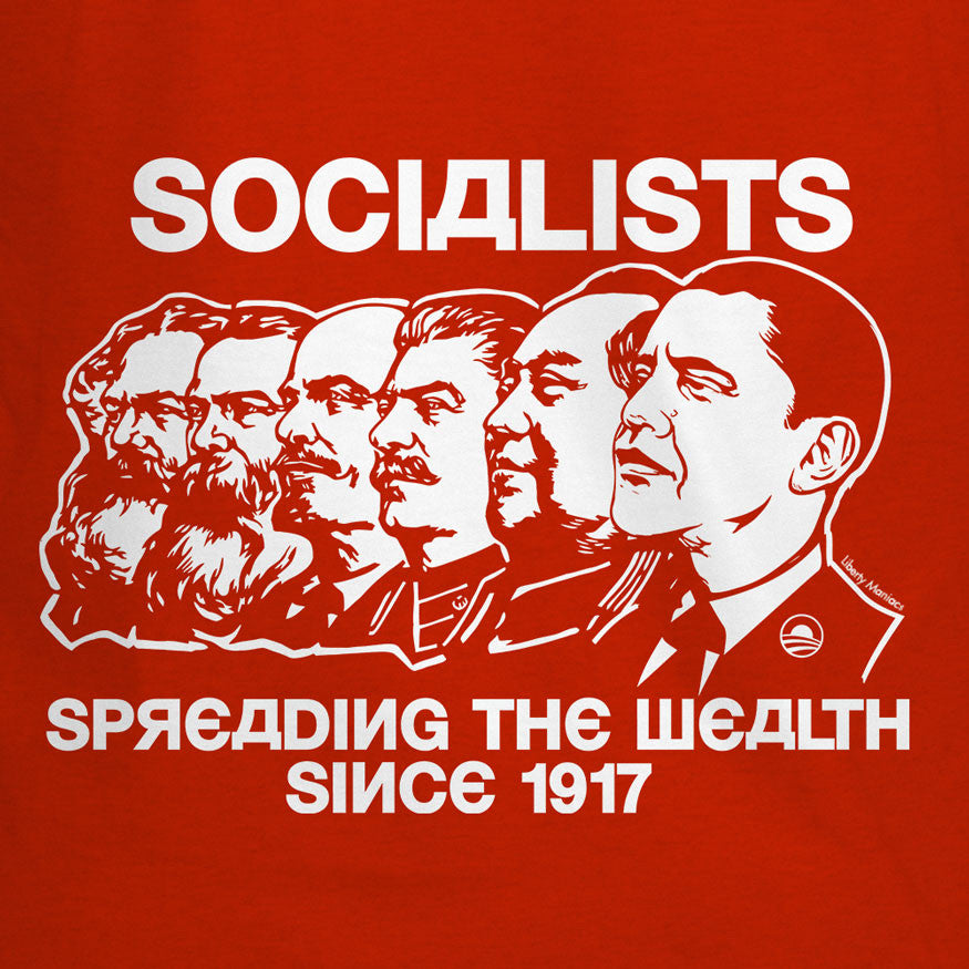 Socialists: Spreading the Wealth Tee Featuring Barack Obama